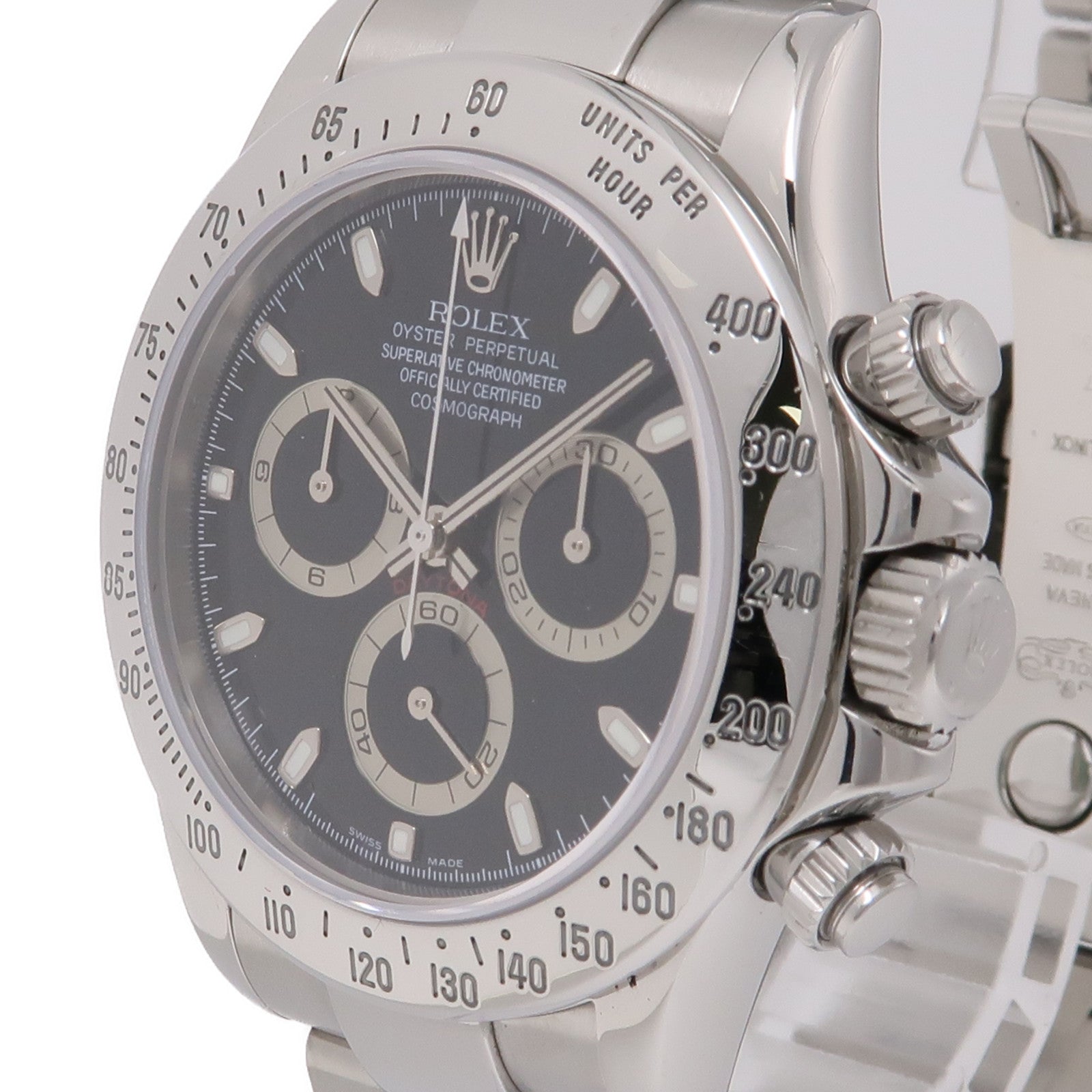 ROLEX Daytona 40mm不鏽鋼手錶自動機芯黑色