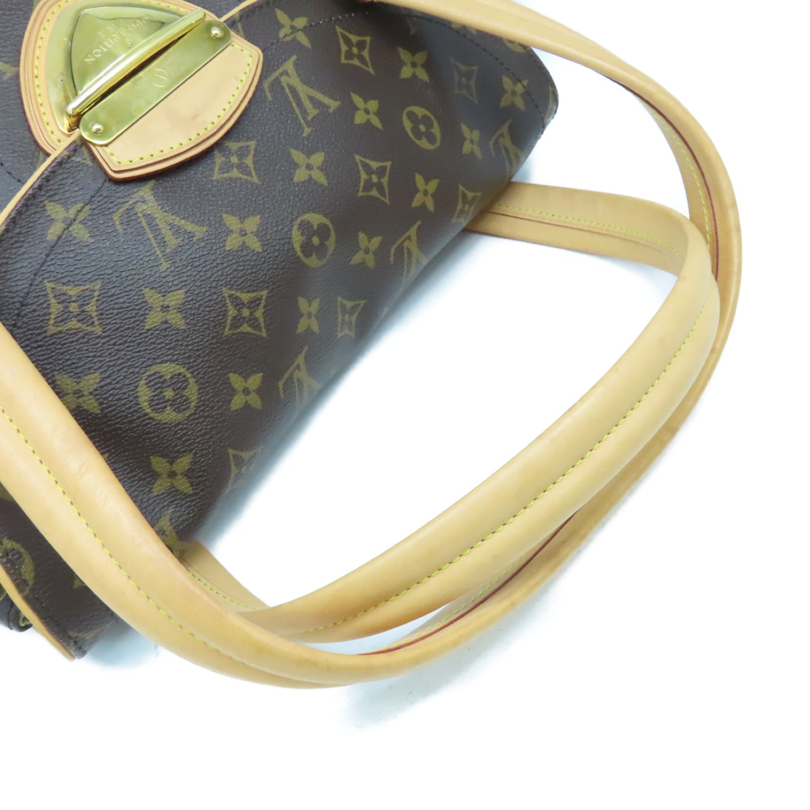 LOUIS VUITTON 【激減優惠】Monogram Beverly MM Shoulder Bag金扣肩背袋啡色