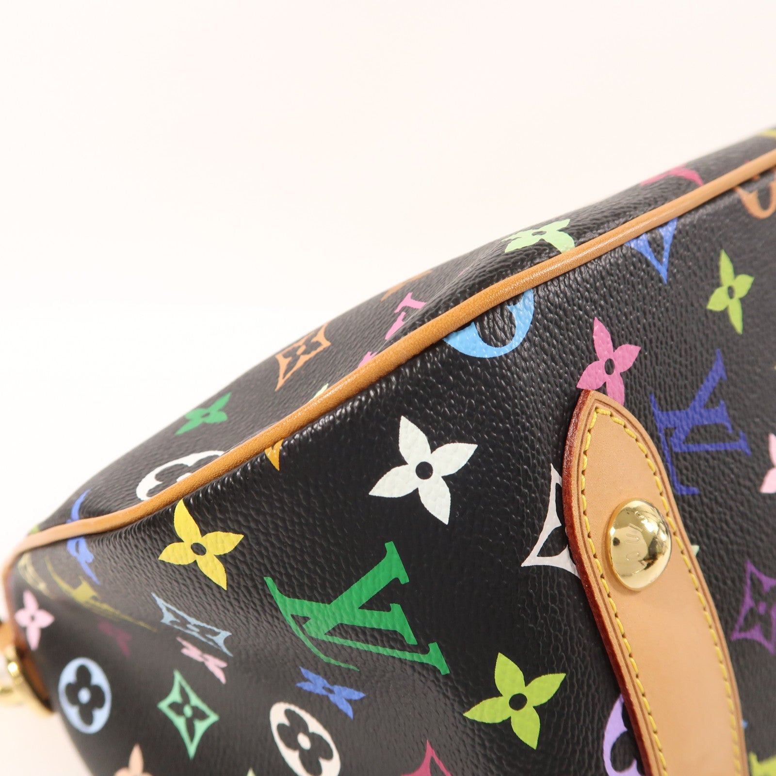 LOUIS VUITTON Monogram Multicolore Rita金扣手挽肩背兩用袋