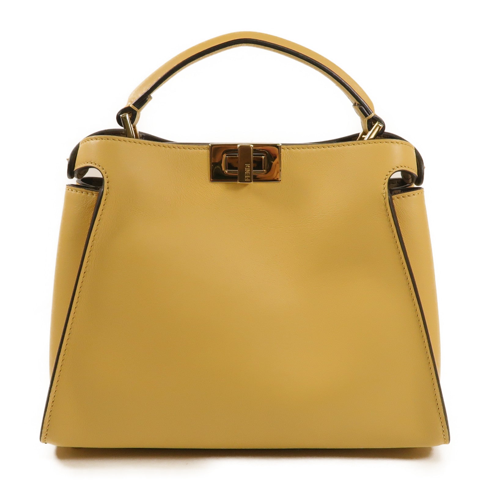 FENDI 牛皮皮革Peekaboo手挽肩背兩用袋