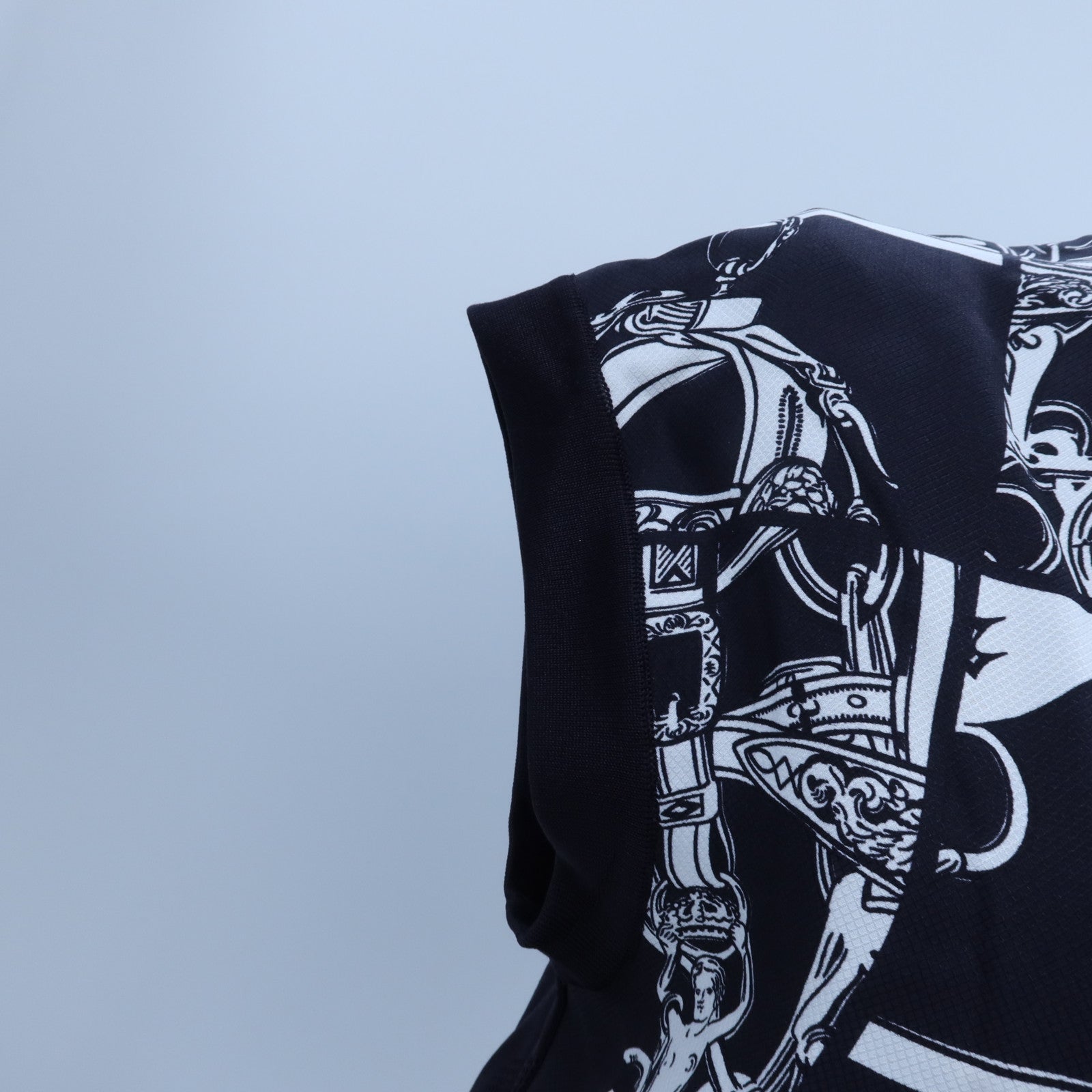 HERMES Cotton/Acrylic En Desordre Finesse上衣