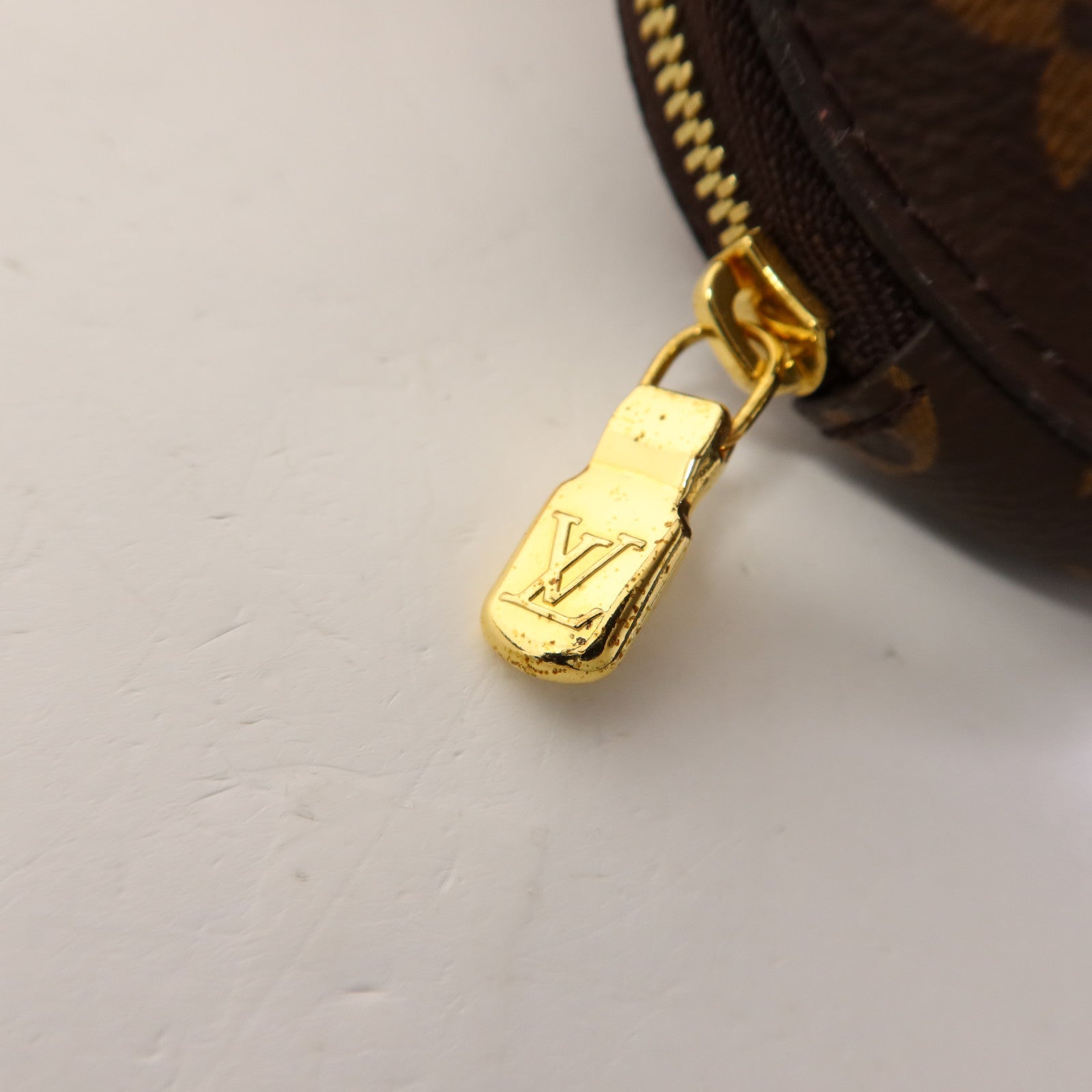 LOUIS VUITTON Monogram Multi Pochette Accessoires金扣手挽肩背兩用袋棕色