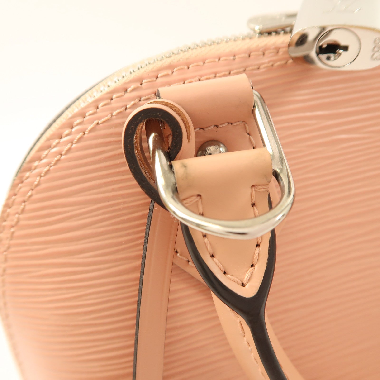 LOUIS VUITTON Epi Alma BB銀扣手挽肩背兩用袋