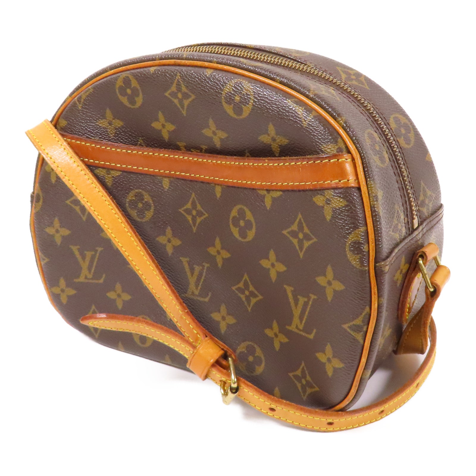LOUIS VUITTON LV GHW Blois Shoulder Crossbody Bag M51221 Monogram Brown