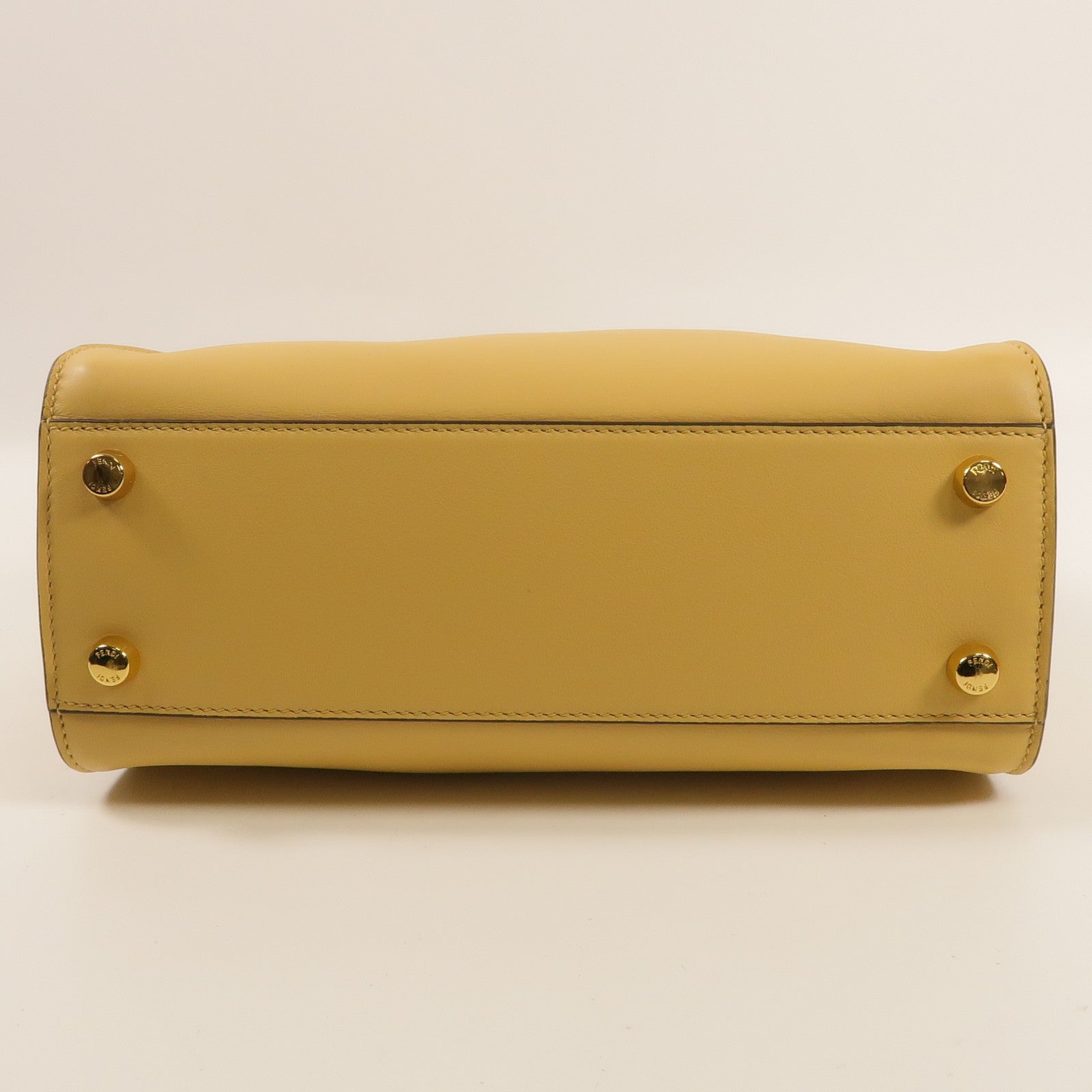 FENDI 牛皮皮革Peekaboo手挽肩背兩用袋