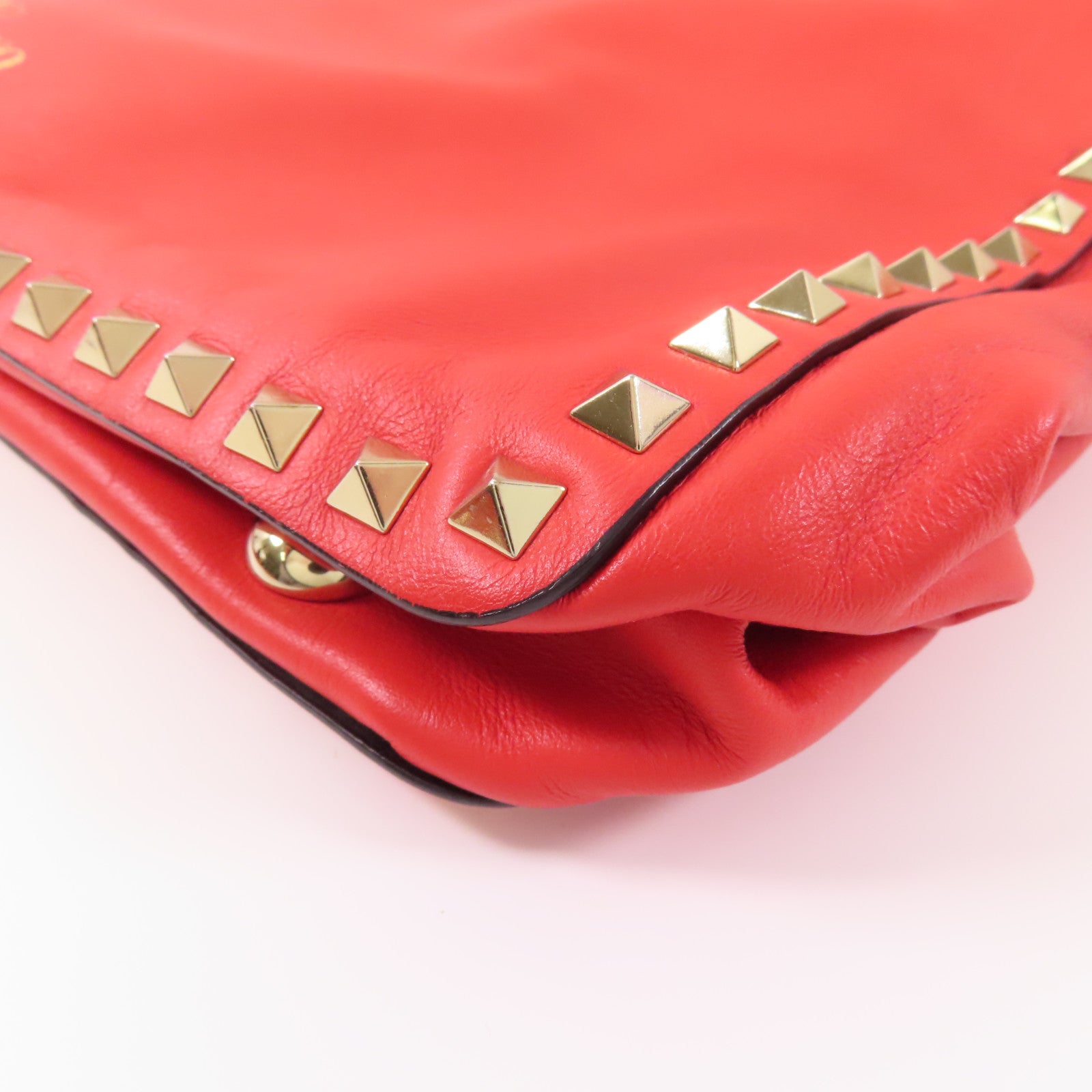 Valentino 牛皮皮革2way Shoulder Bag金扣手挽肩背兩用袋