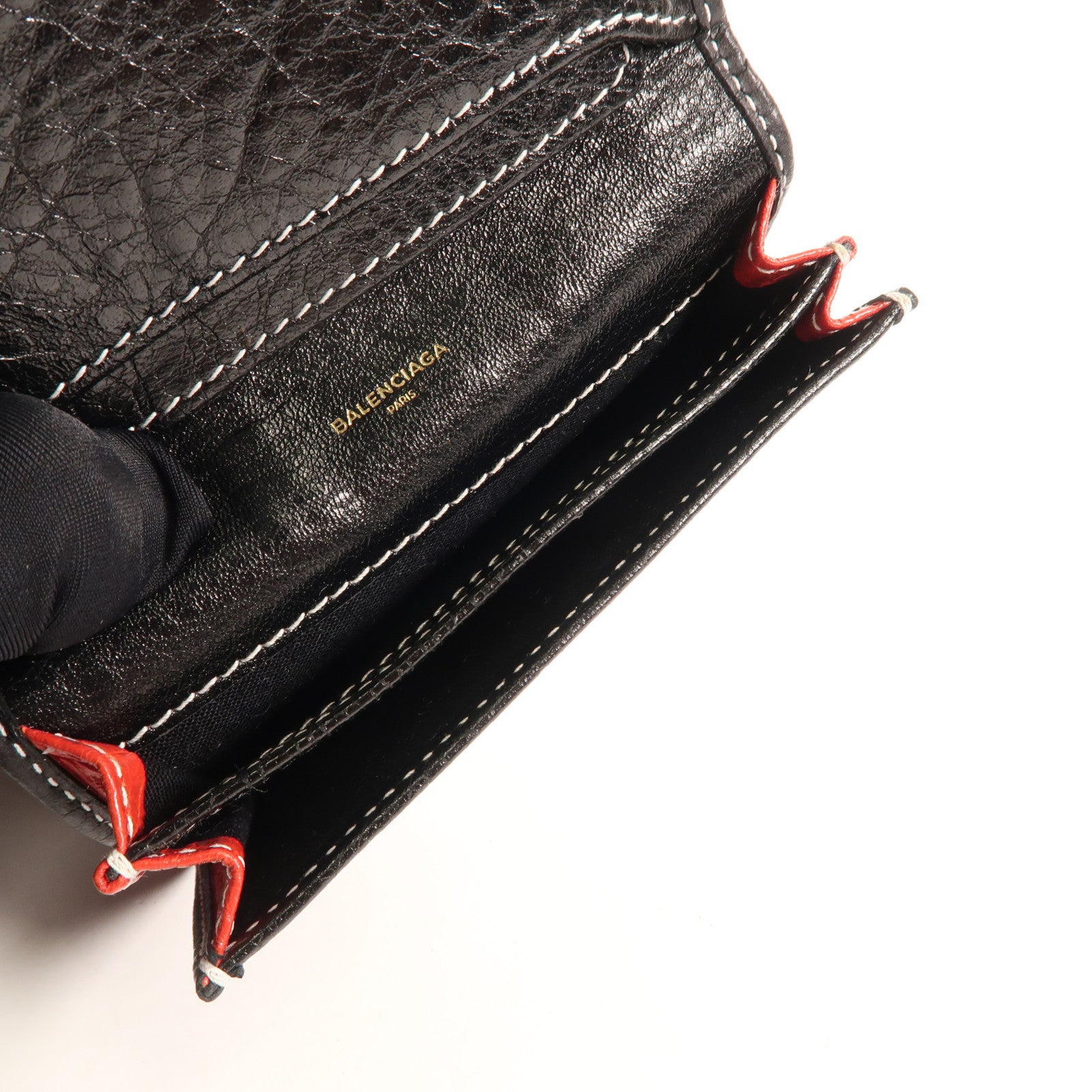 BALENCIAGA 牛皮皮革Agneau Bazar Card Case卡片套