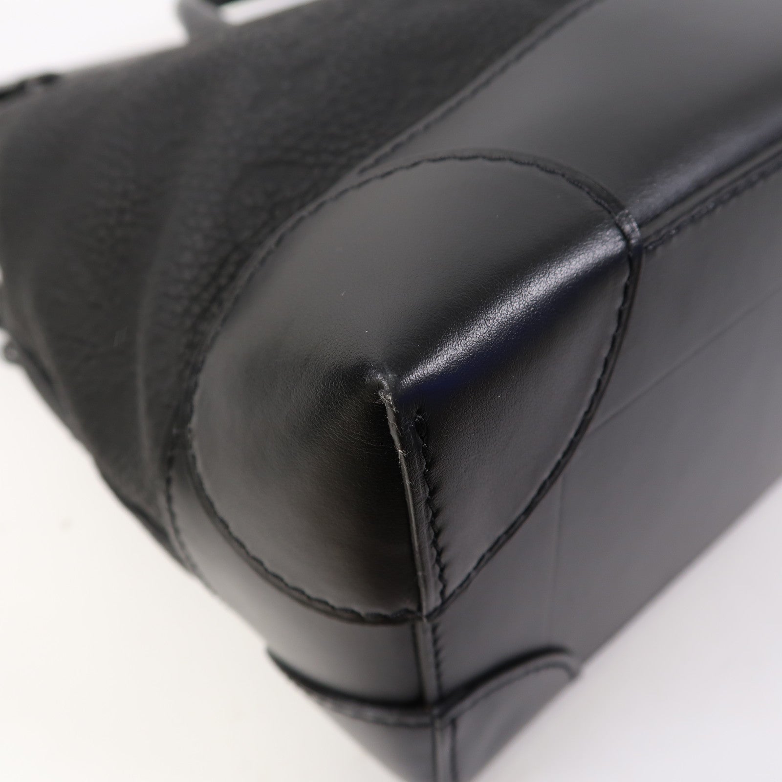 LOUIS VUITTON 【激減優惠】Taurillon Monogram Steamer PM手挽肩背兩用袋黑色