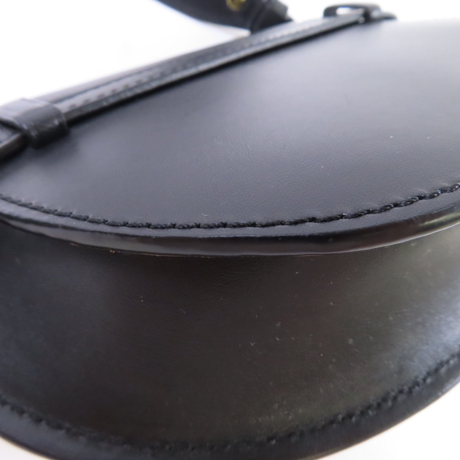 LOEWE 【激減優惠】牛皮皮革Mini Gate Shoulder Bag銀扣肩背袋黑色
