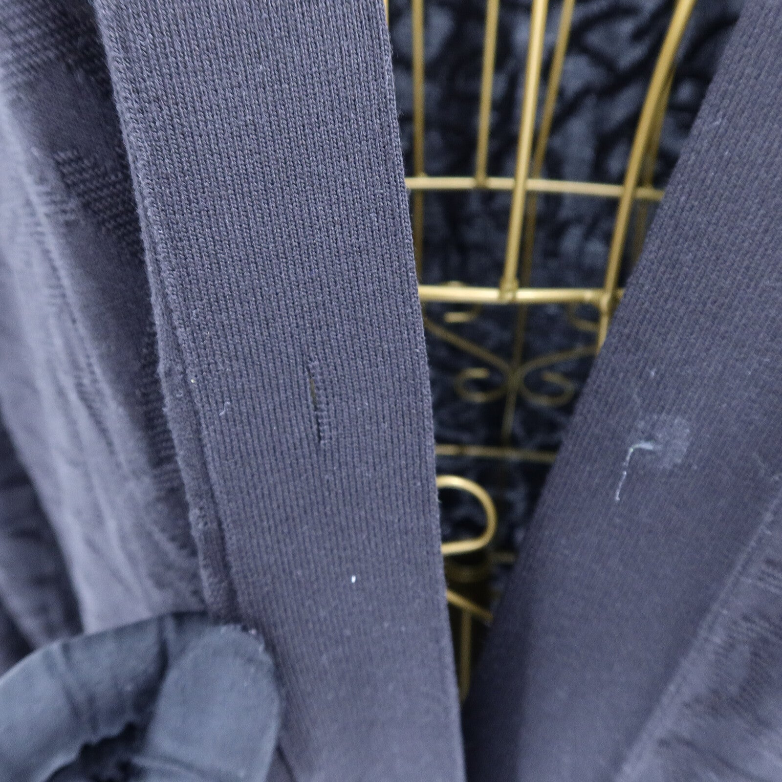 HERMES Silk/Cotton Naoussa Chaine D'ancre Long Cardigan針織