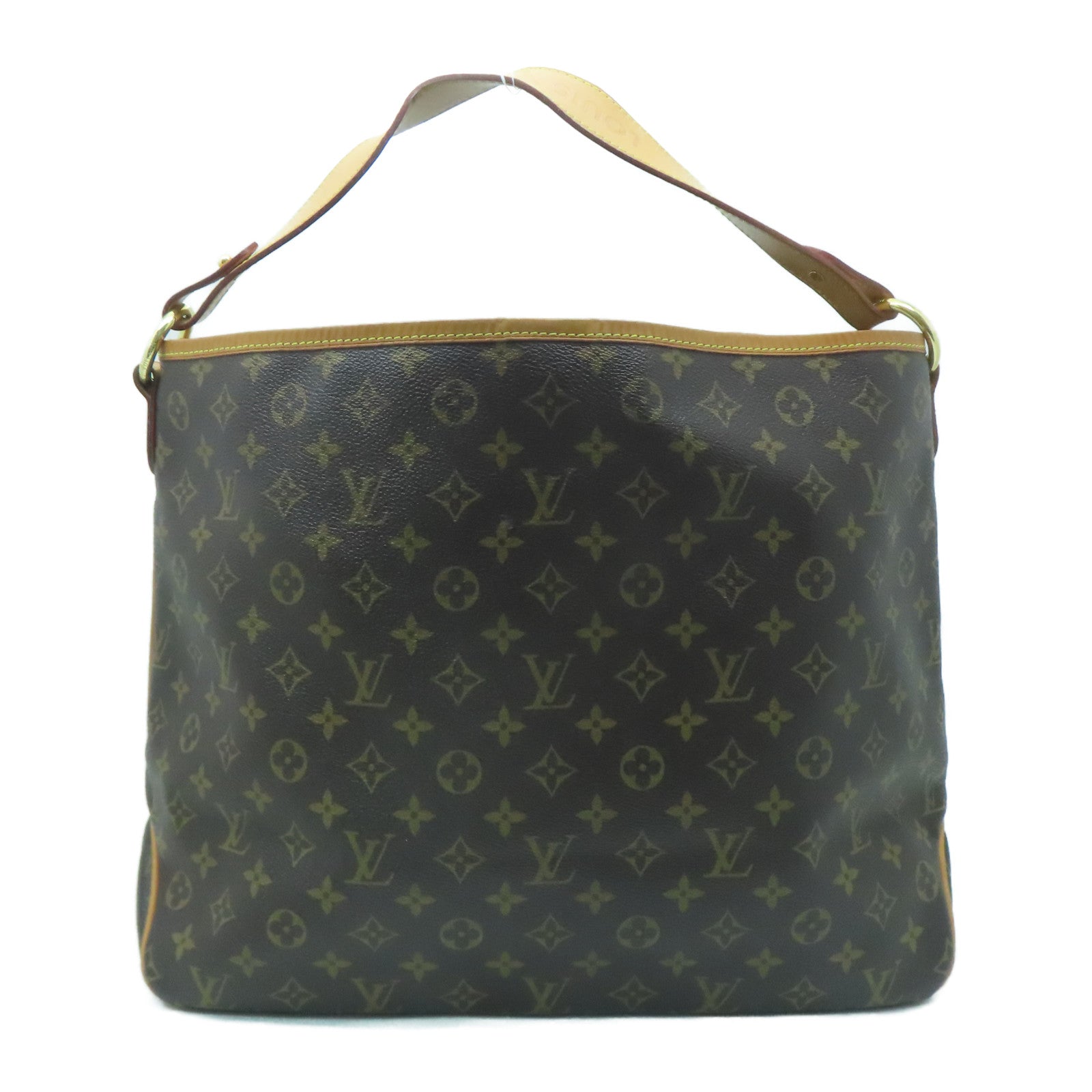 LOUIS VUITTON 【激減優惠】Monogram Delightful MM金扣肩背袋啡色