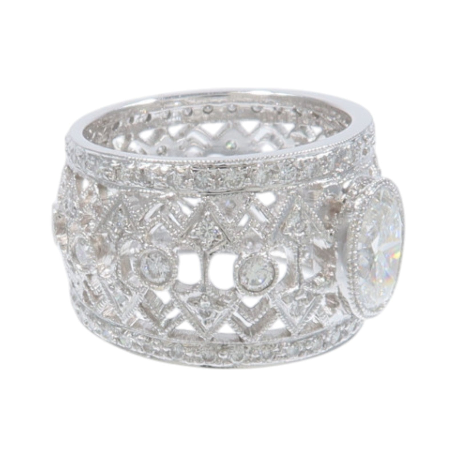 JEWELRY 18K白金Diamond Ring鑽石戒指