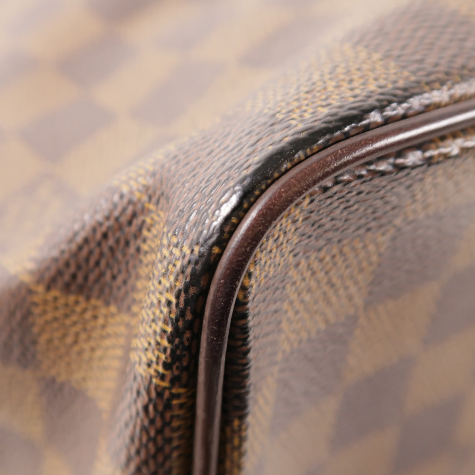 LOUIS VUITTON Damier Saleya MM金扣肩背袋/手挽袋