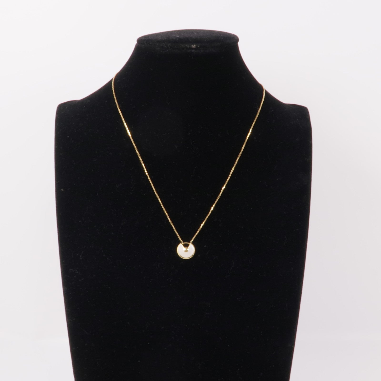 CARTIER 18K黃金/珍珠母Amulette de Cartier項鍊