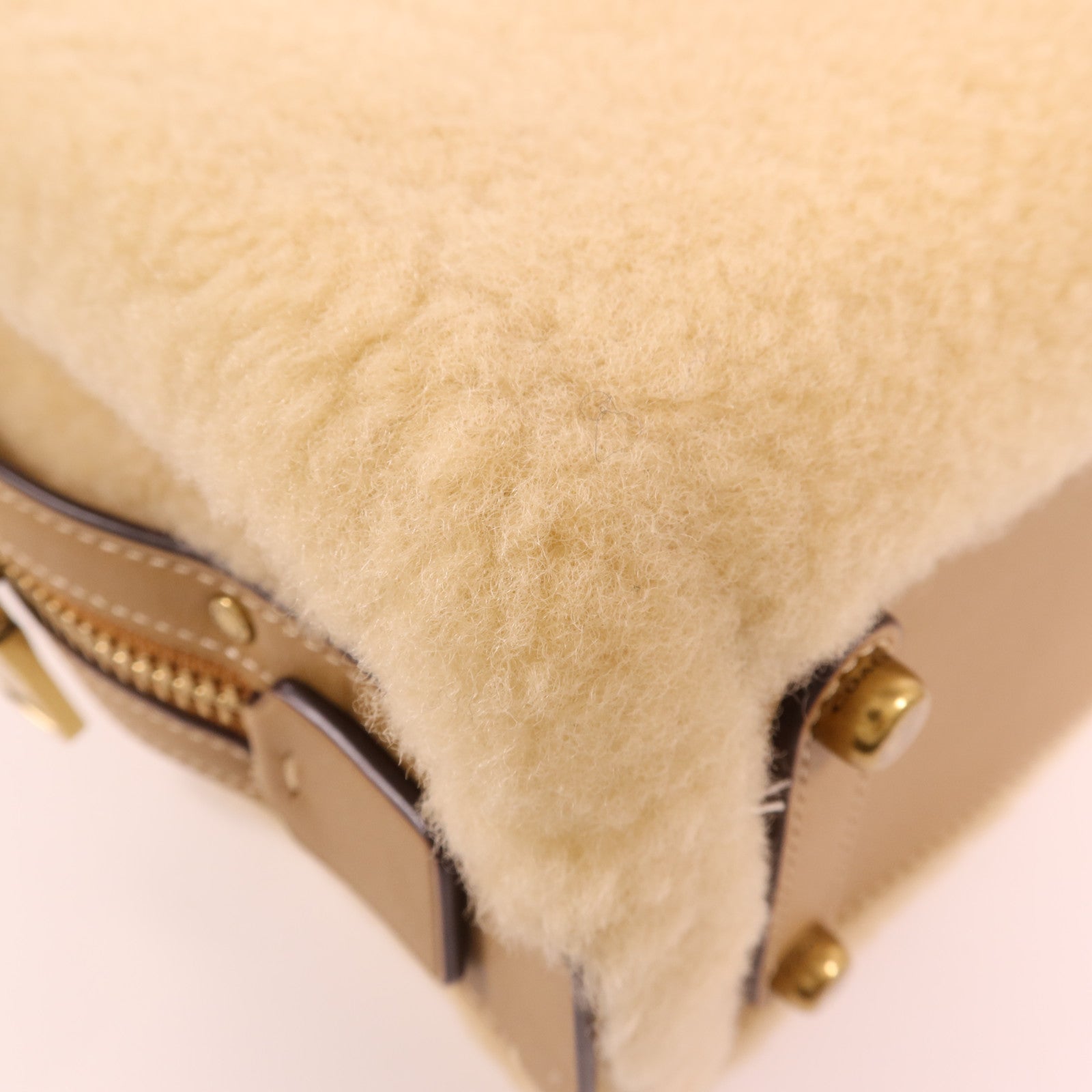 COACH 羊毛Rogue 25金扣手挽肩背兩用袋