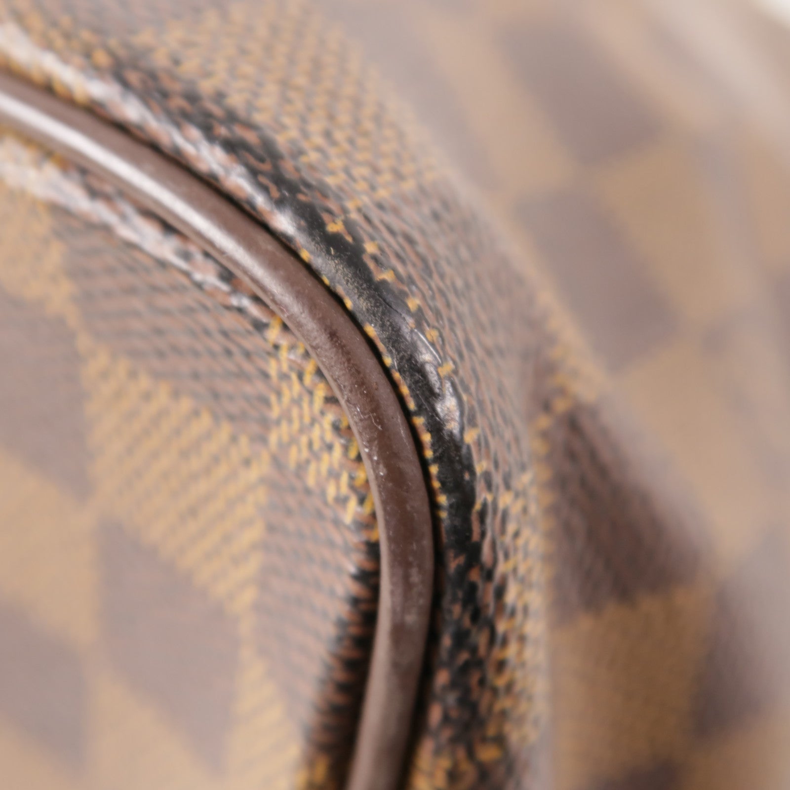LOUIS VUITTON Damier Saleya MM金扣肩背袋/手挽袋