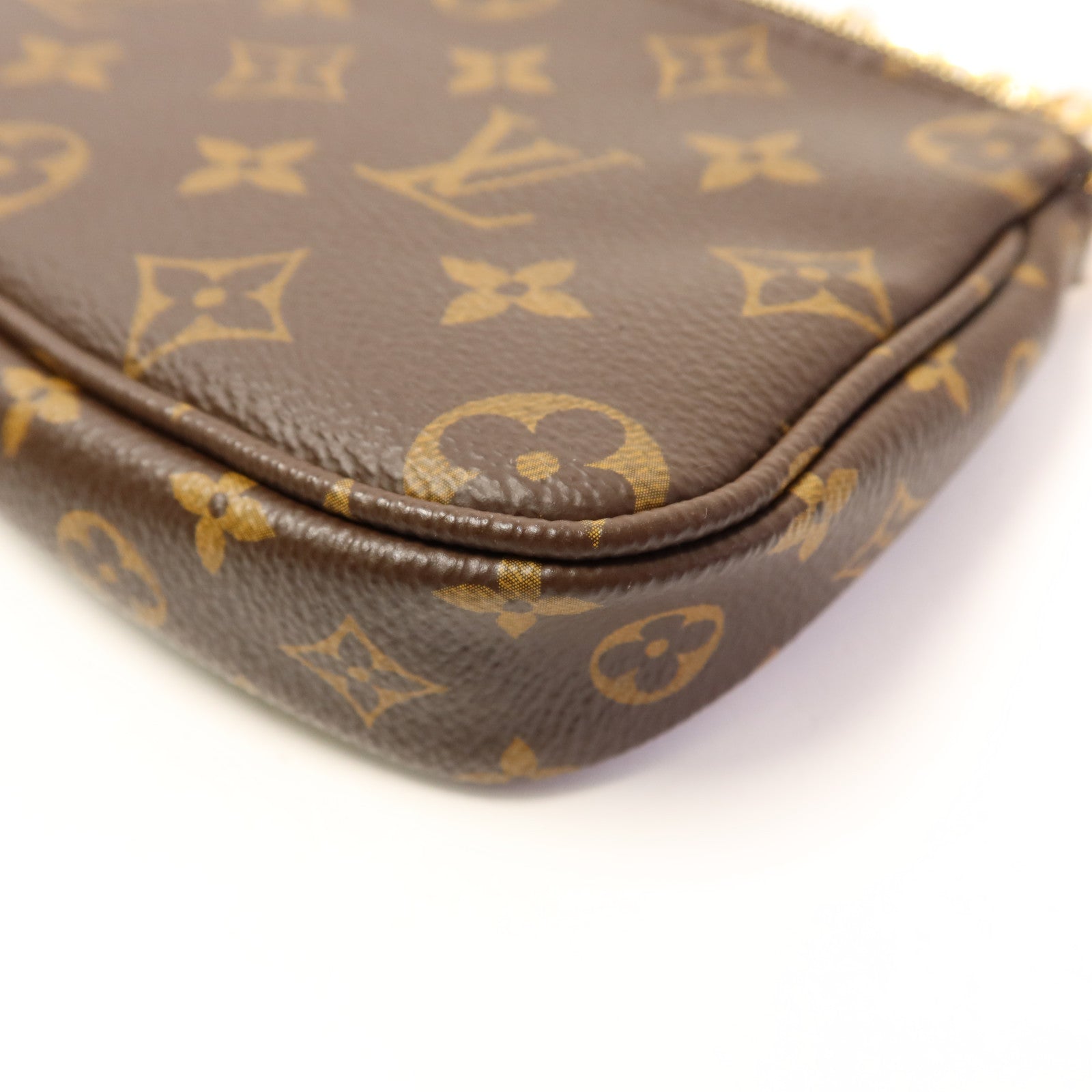LOUIS VUITTON Monogram Multi Pochette Accessoires金扣手挽肩背兩用袋棕色