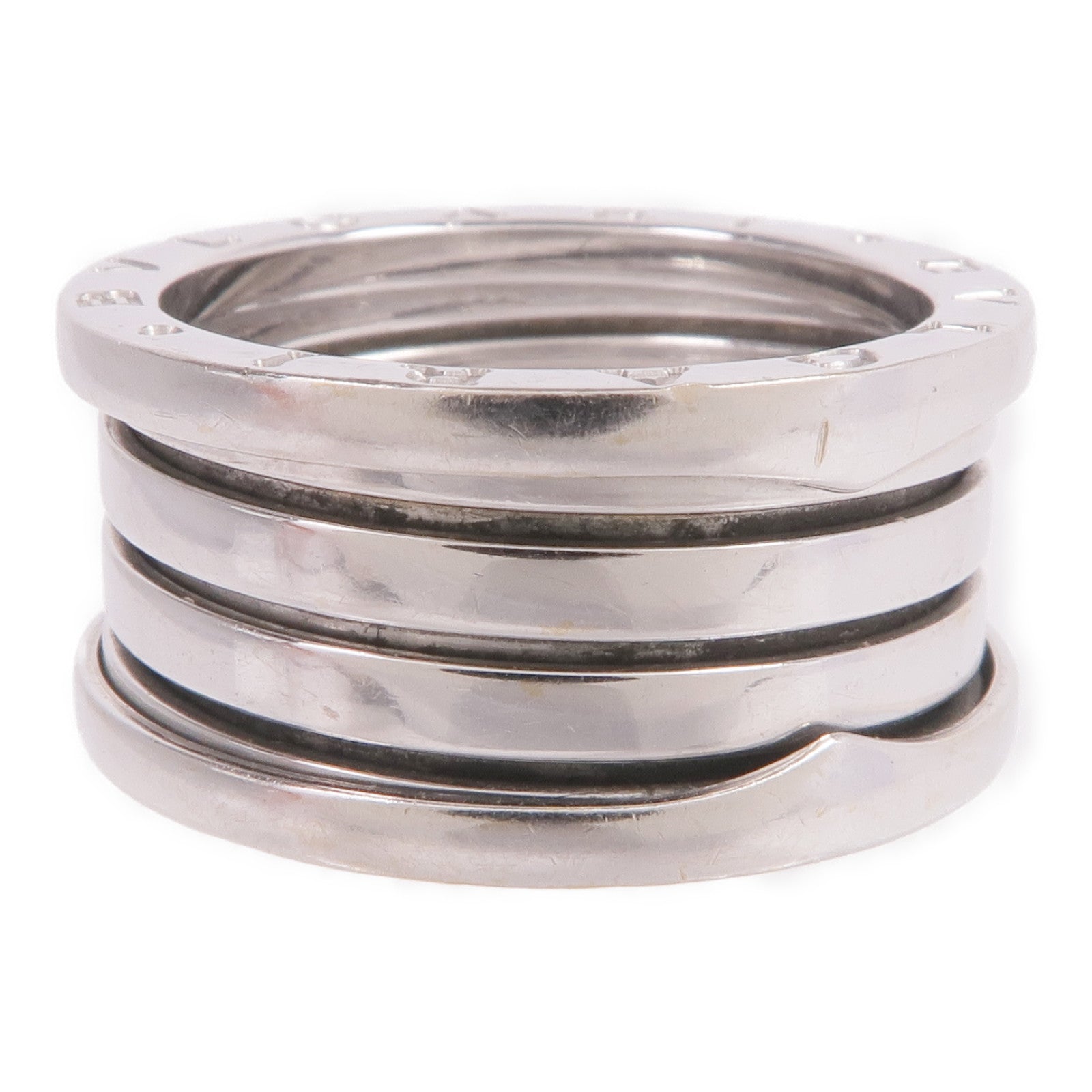 BVLGARI 18K白金B.zero1 Four-Band Ring戒指Bvlgari#58/US#8