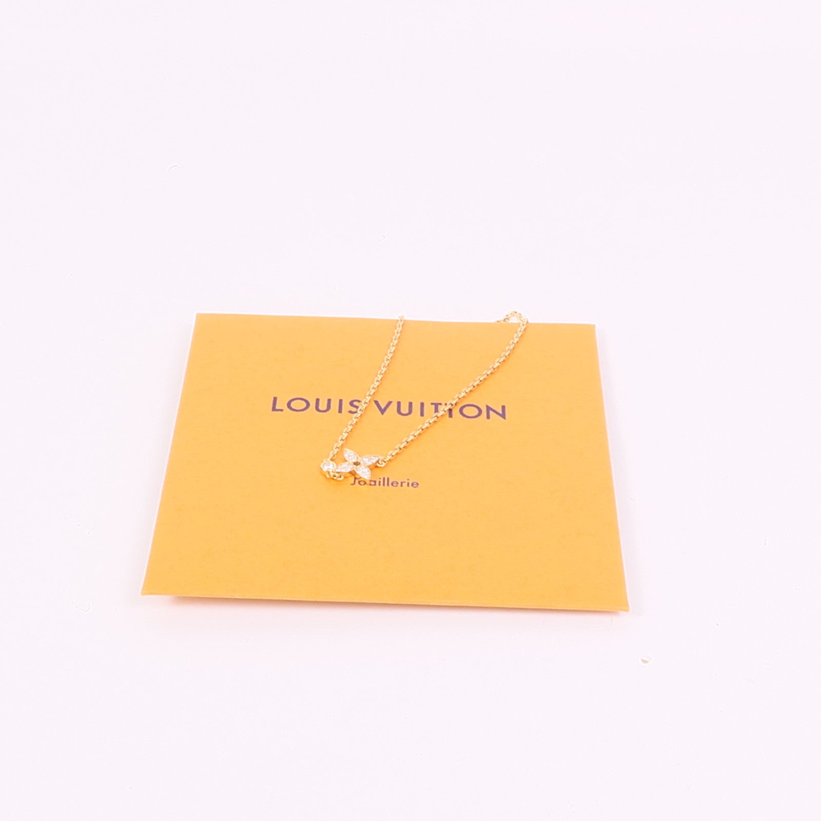 LOUIS VUITTON 18K玫瑰金Idylle Blossom Pendant鑽石項鍊