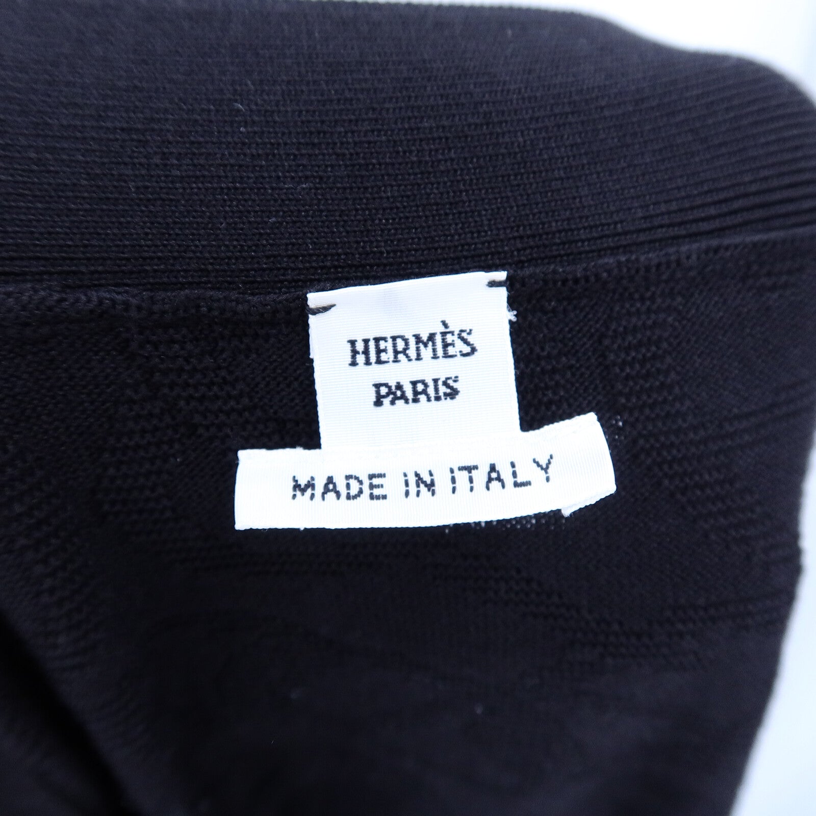 HERMES Silk/Cotton Naoussa Chaine D'ancre Long Cardigan針織