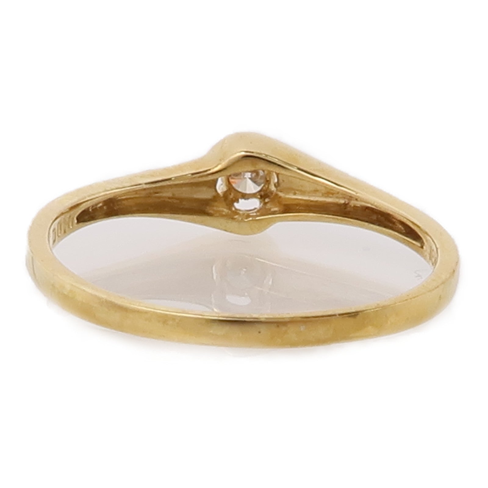 JEWELRY 18K黃金Diamond Ring鑽石戒指US#6.25