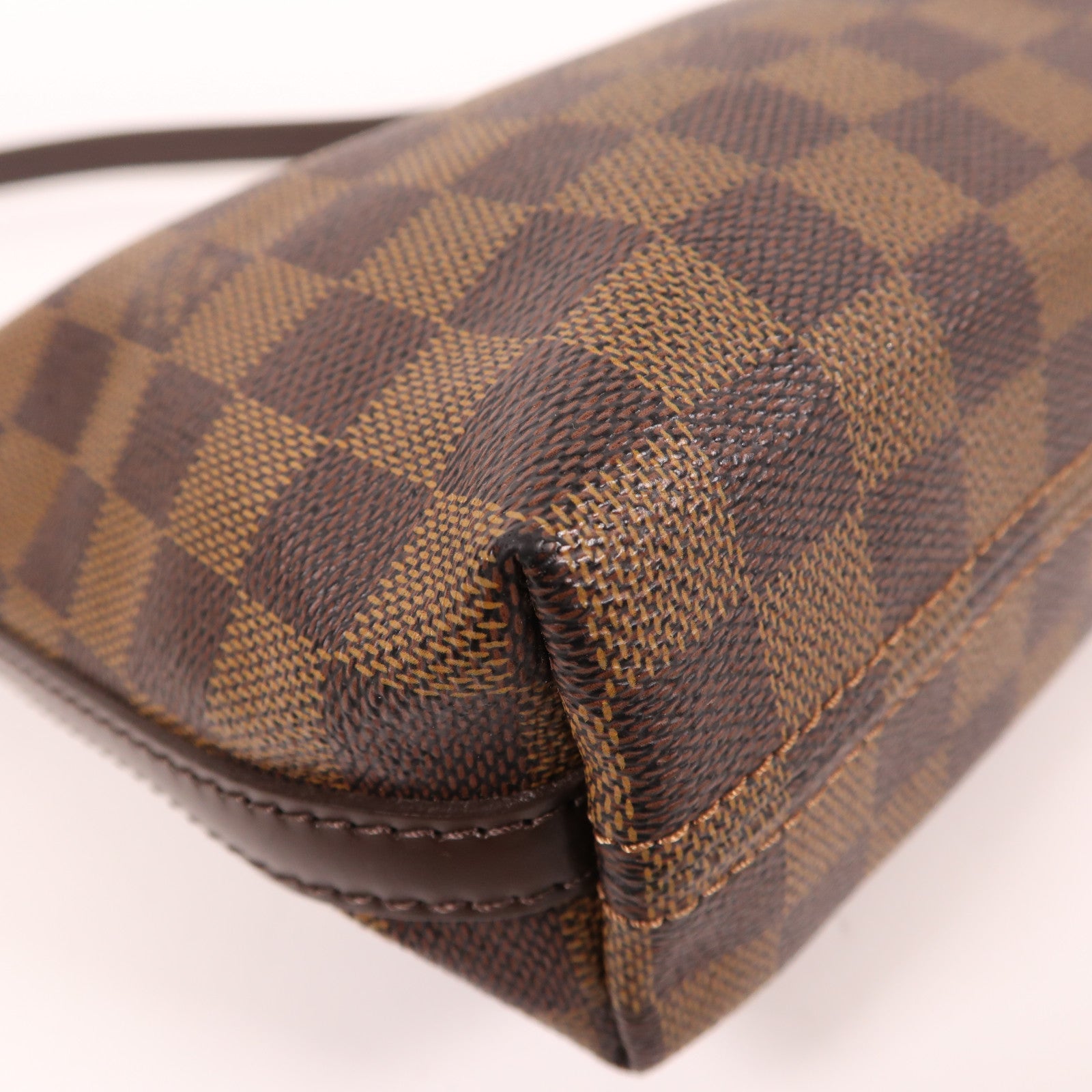 LOUIS VUITTON Damier Illovo PM金扣肩背袋棕色