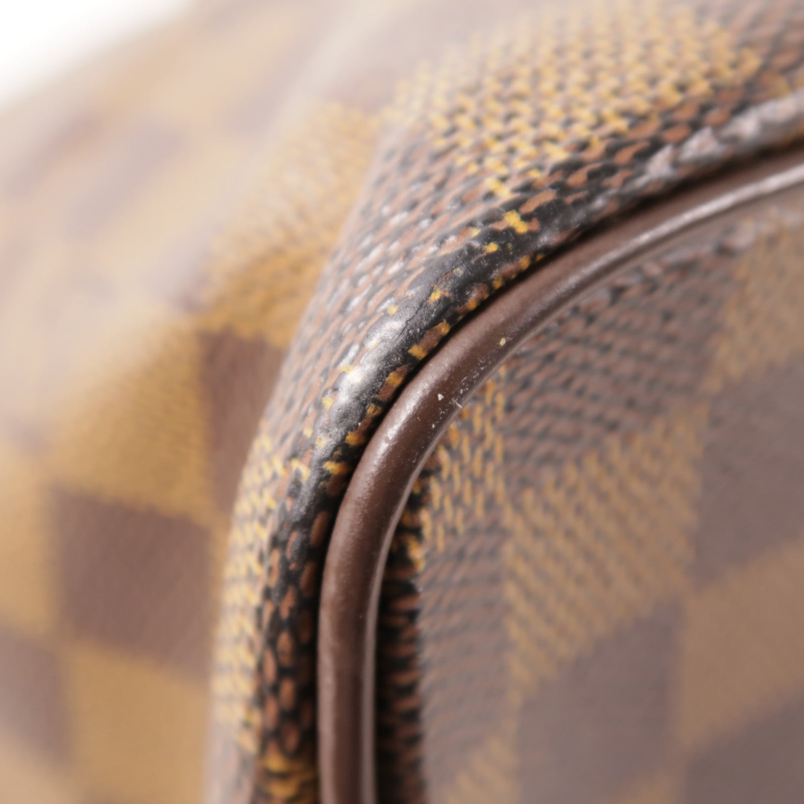 LOUIS VUITTON Damier Saleya MM金扣肩背袋/手挽袋