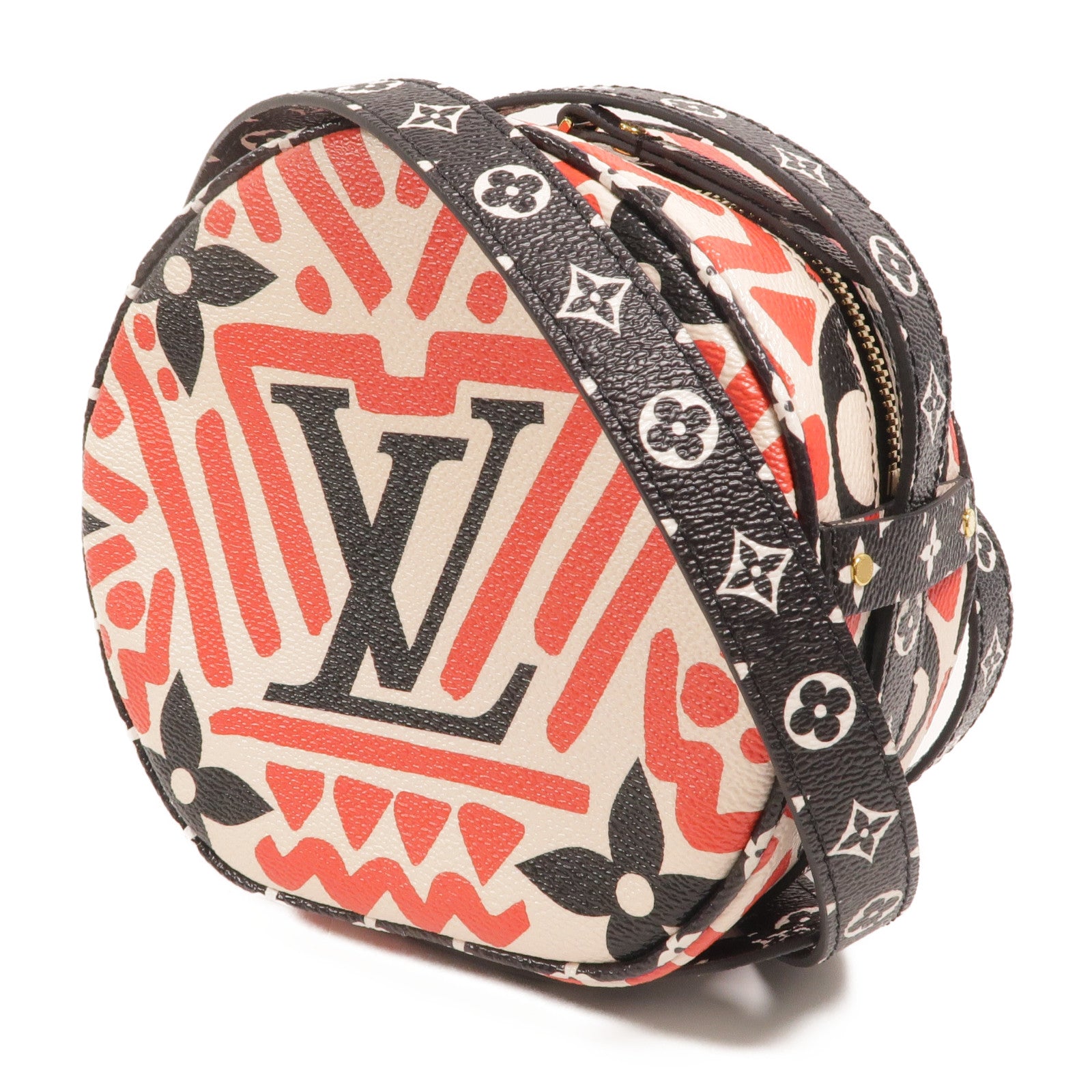 LOUIS VUITTON Monogram Giant Crafty Boite Chapeau Soupe肩背袋