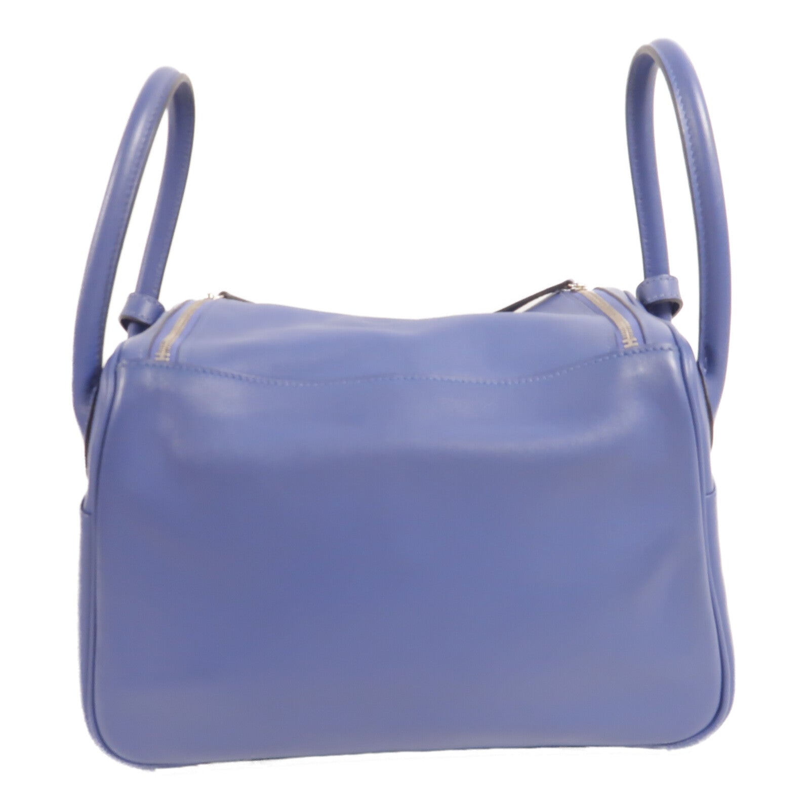 HERMES Swift皮革Lindy 26手挽肩背兩用袋Bleu Brighton