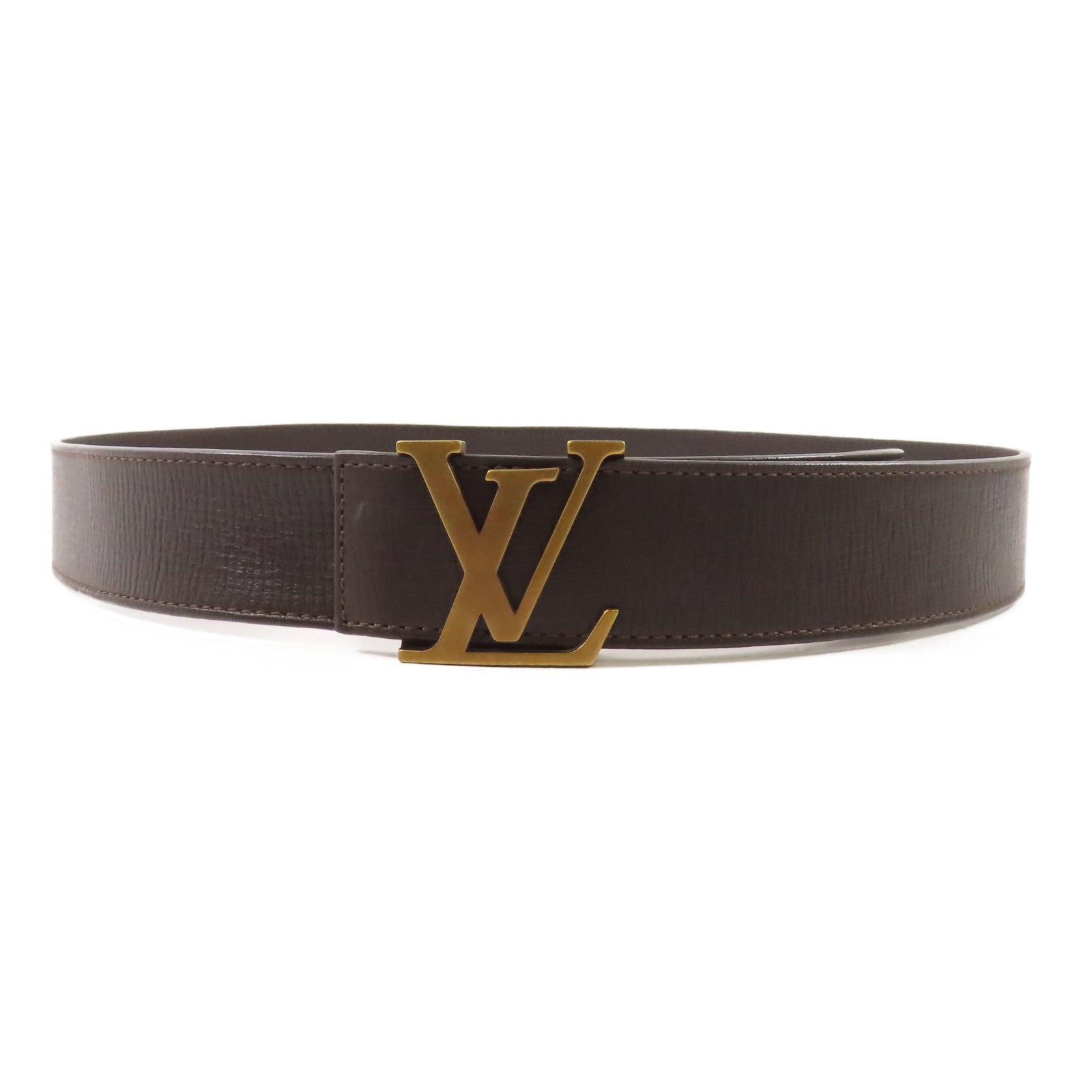 LOUIS VUITTON 牛皮皮革S.T. LV Initials皮帶
