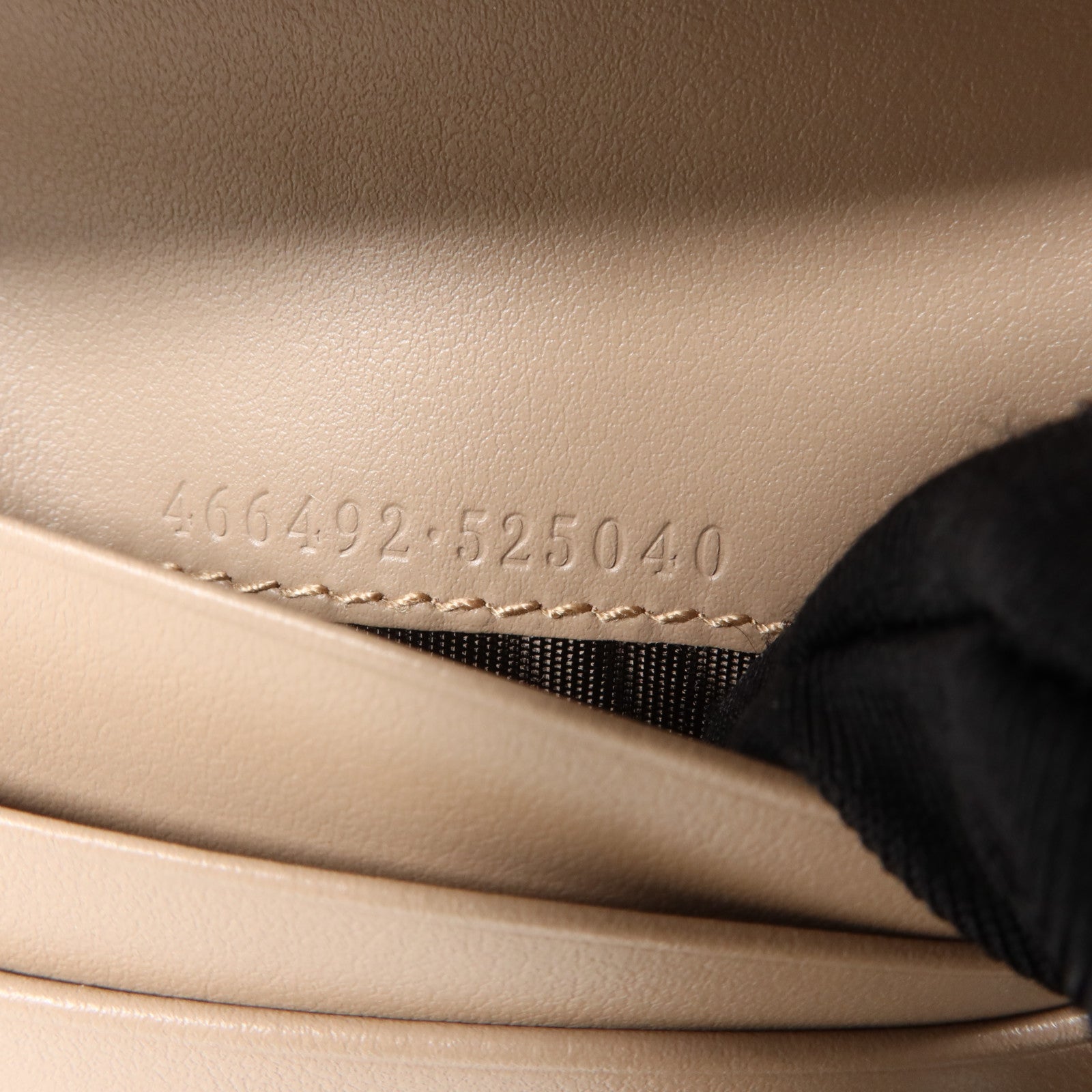 GUCCI 牛皮皮革GG Marmont Card Case Wallet金扣錢包