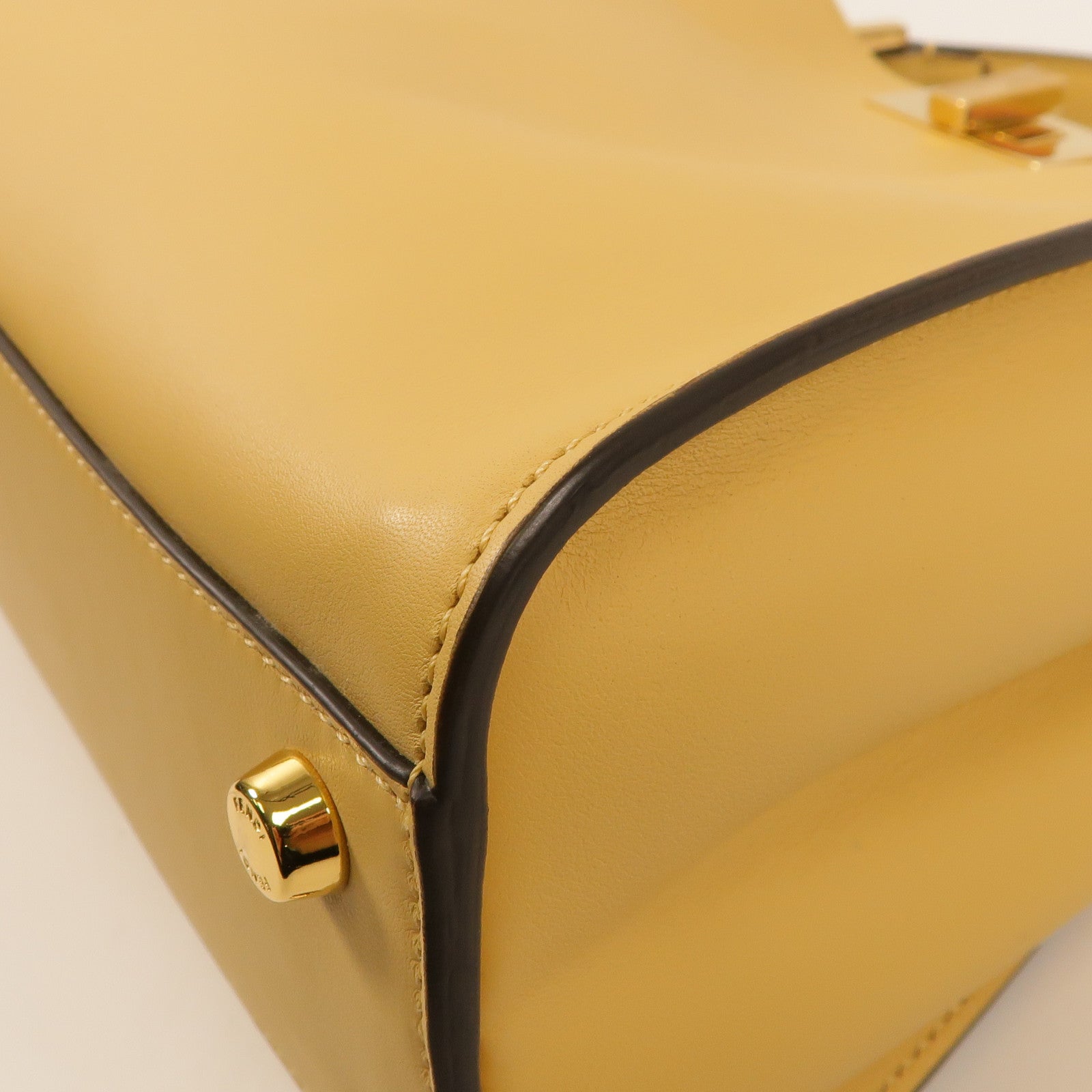 FENDI 牛皮皮革Peekaboo手挽肩背兩用袋