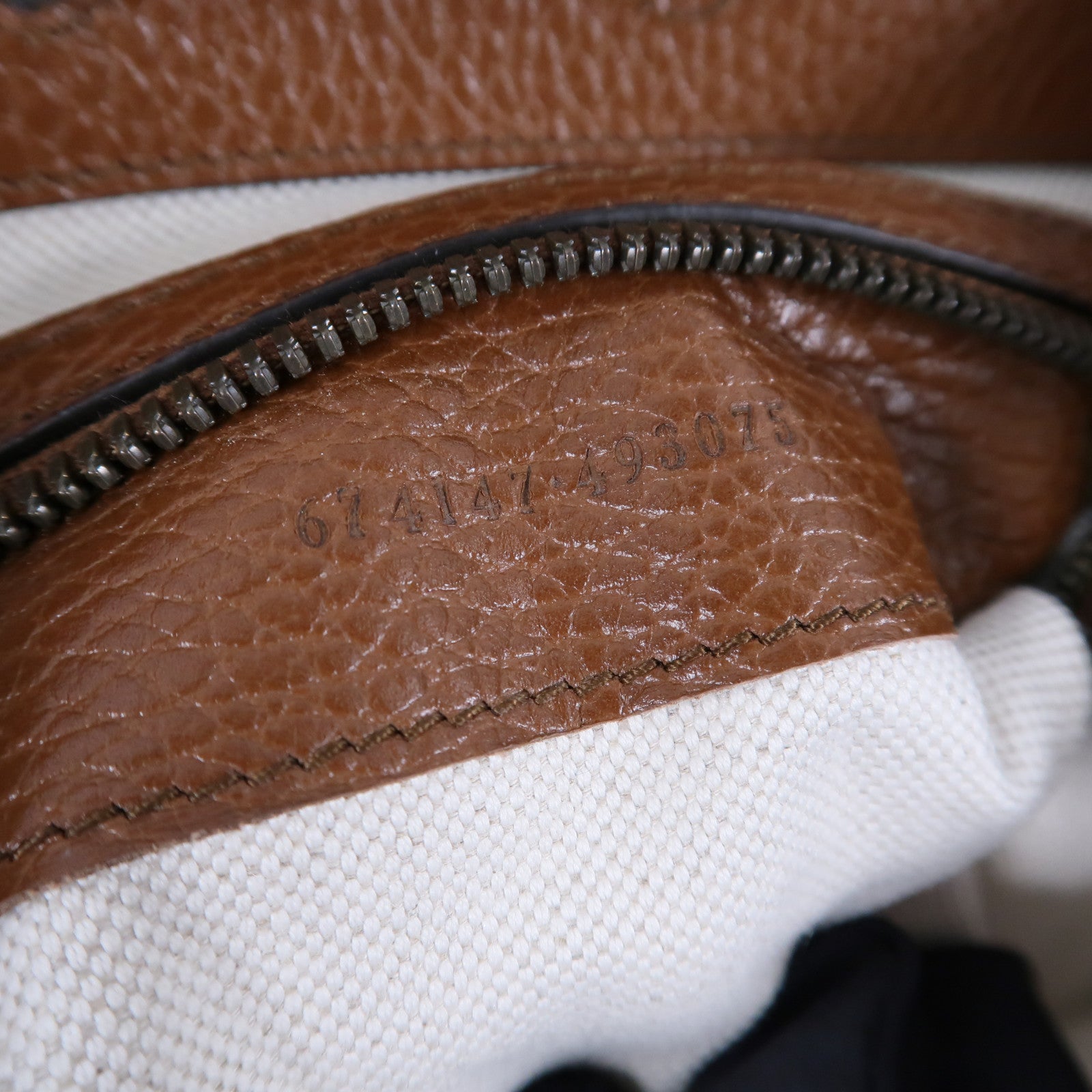 GUCCI 牛仔布/牛皮皮革GG Backpack背包
