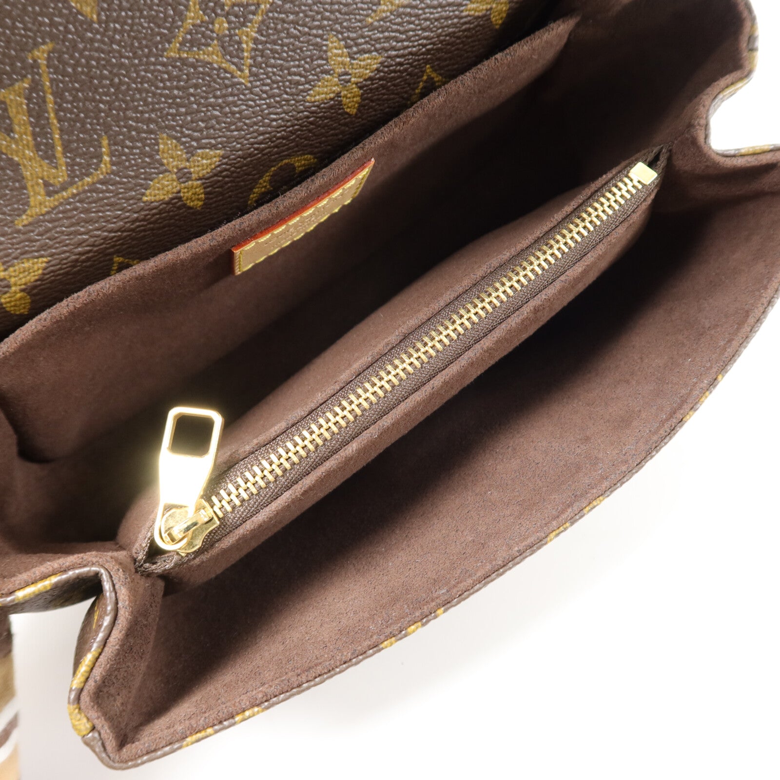 LOUIS VUITTON Monogram Pochette Metis East West手挽肩背兩用袋