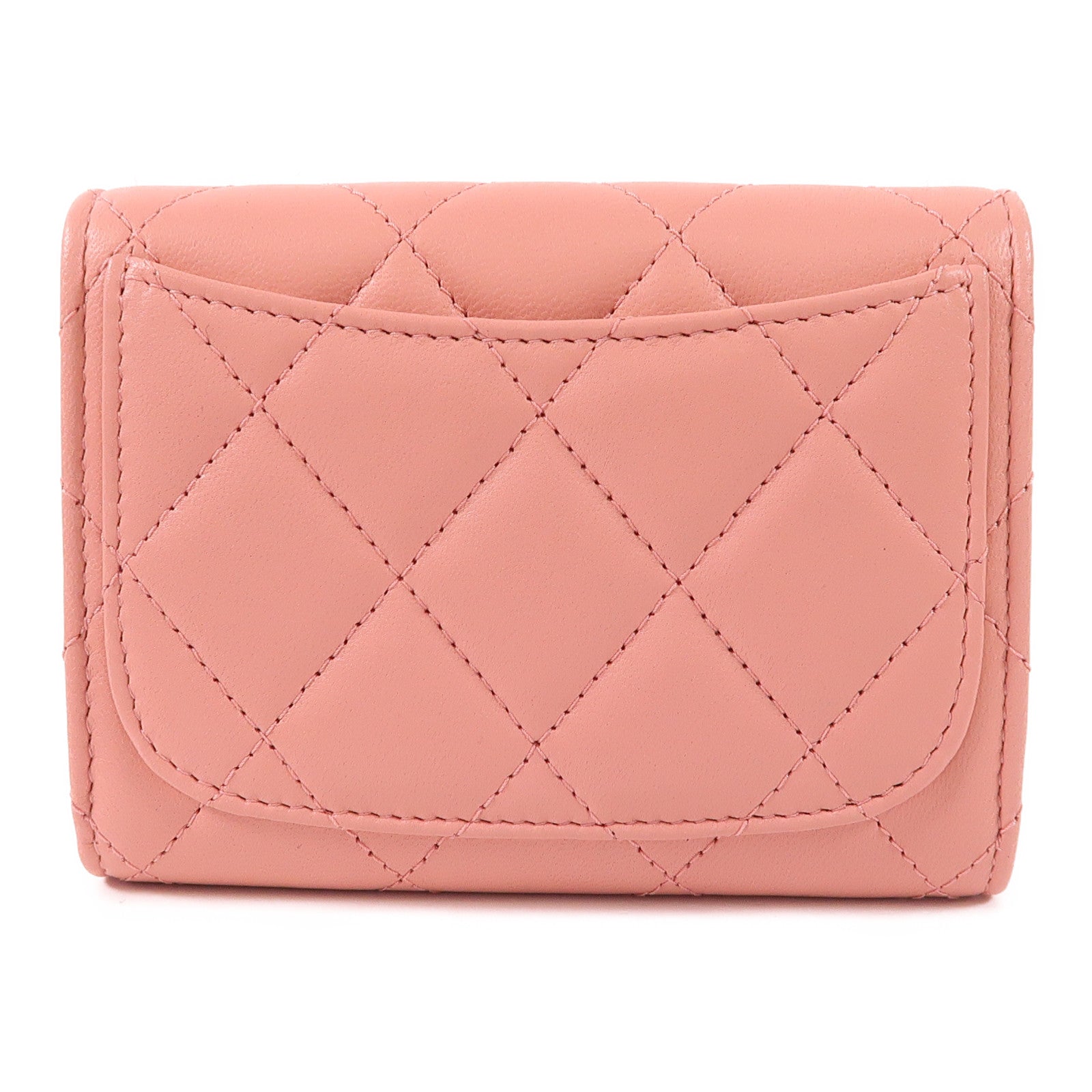 CHANEL 羊皮皮革Card Case金扣卡片套