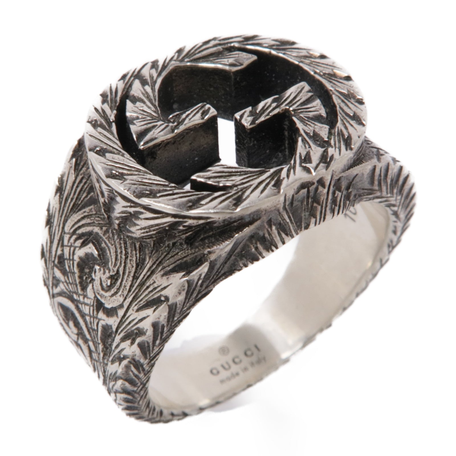 GUCCI 925純銀Ring戒指Gucci#16 US#7.5