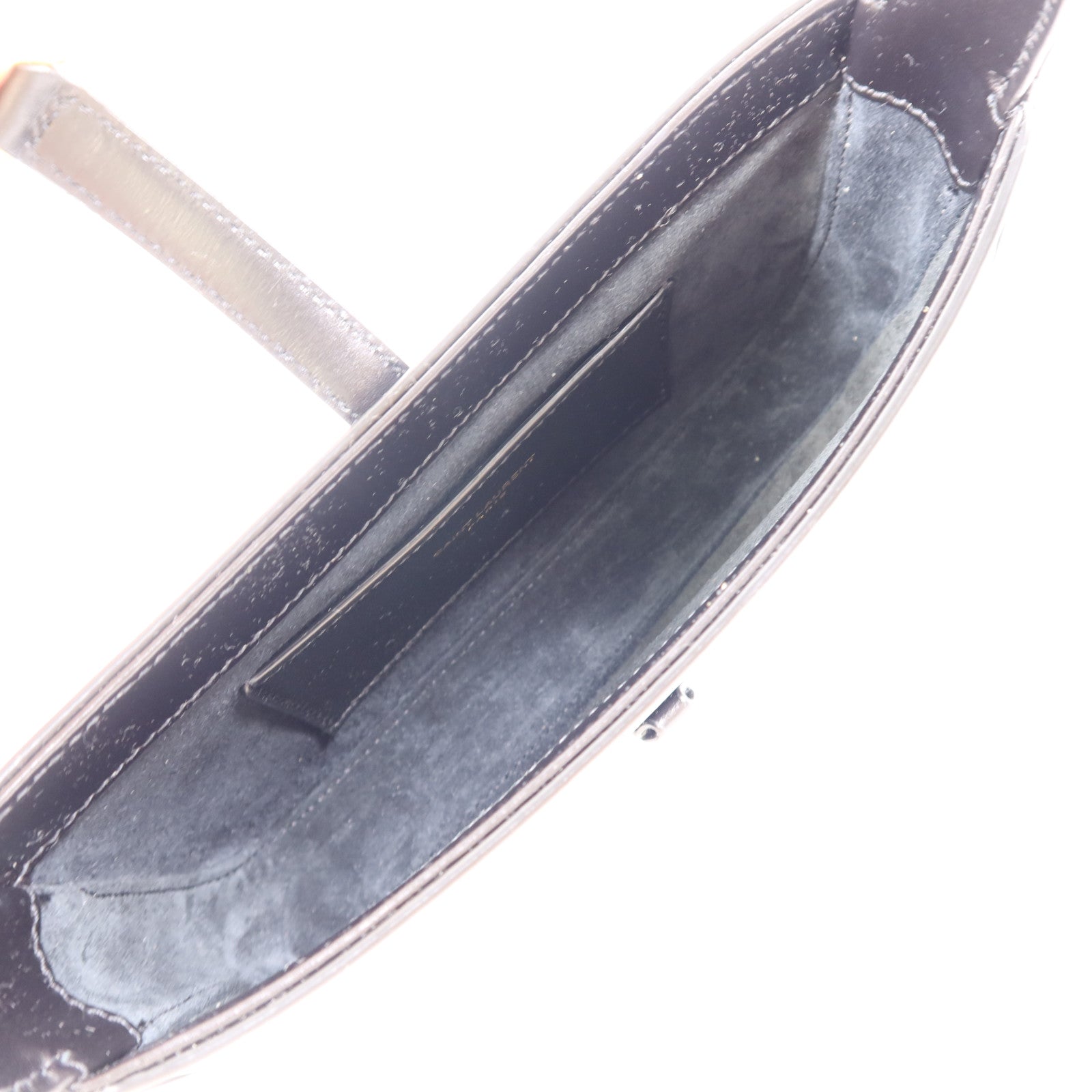 SAINT LAURENT 牛皮皮革Mini LE 5 A 7 In Smooth金扣手挽袋