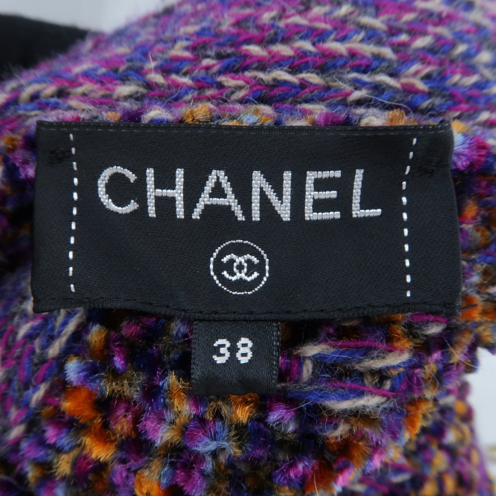 CHANEL Viscose/Wool Cardigan針織
