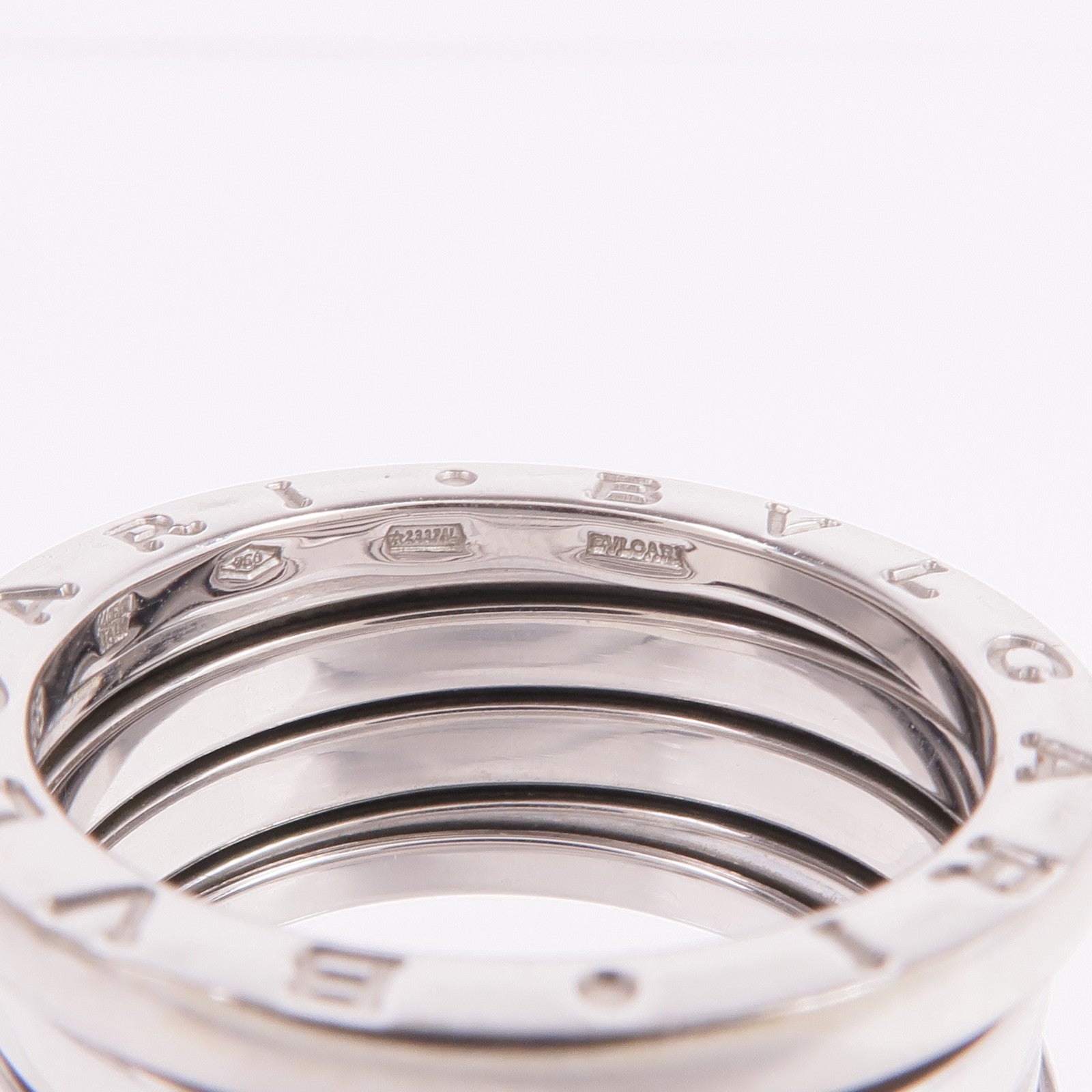 BVLGARI 18K白金B.zero1 Four-Band Ring戒指Bvlgari#58/US#8