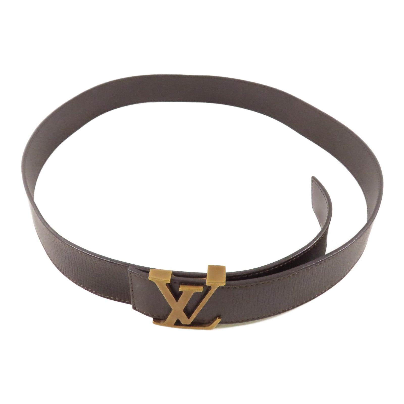 LOUIS VUITTON 牛皮皮革S.T. LV Initials皮帶