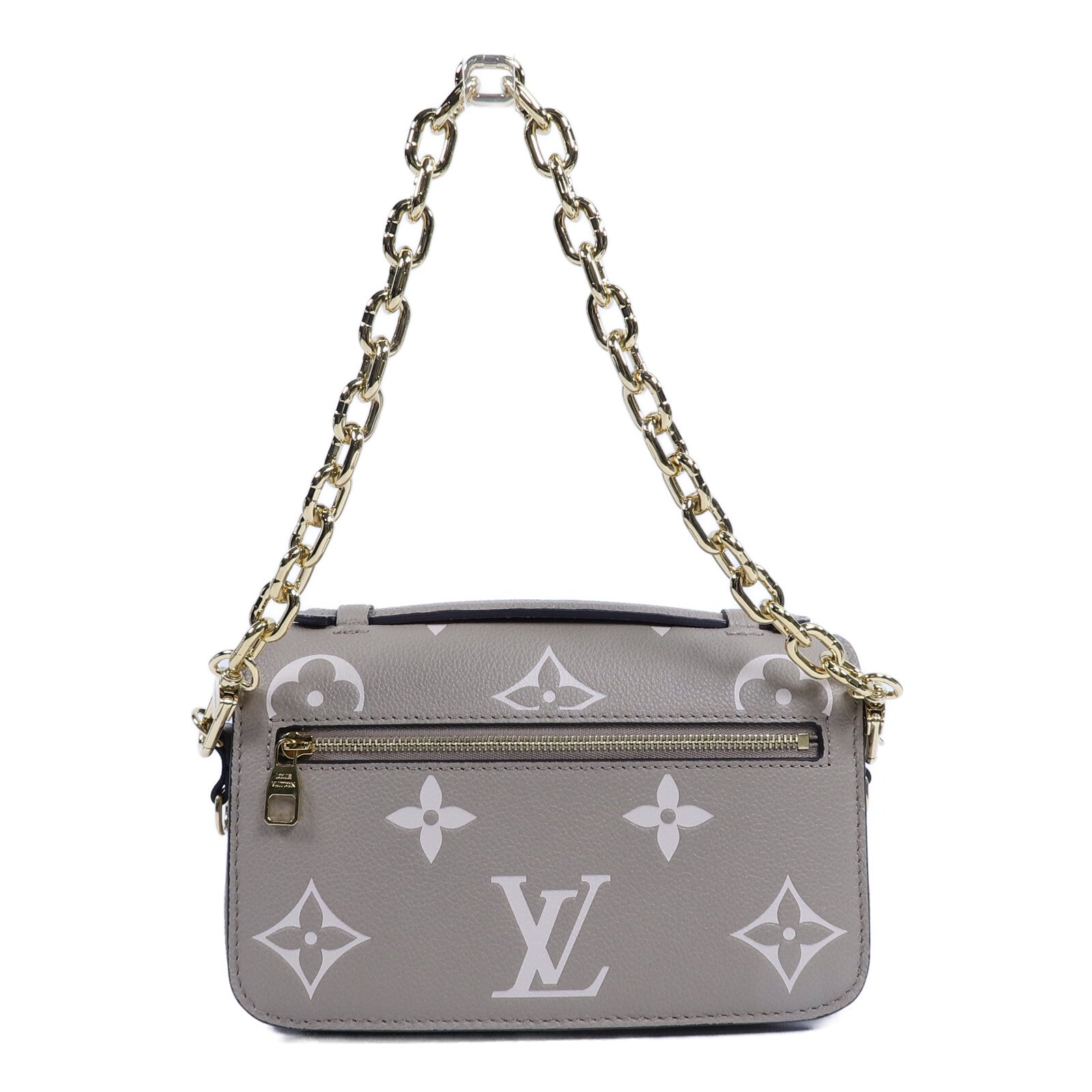 LOUIS VUITTON Monogram Empreinte Pochette Metis East West手挽肩背兩用袋