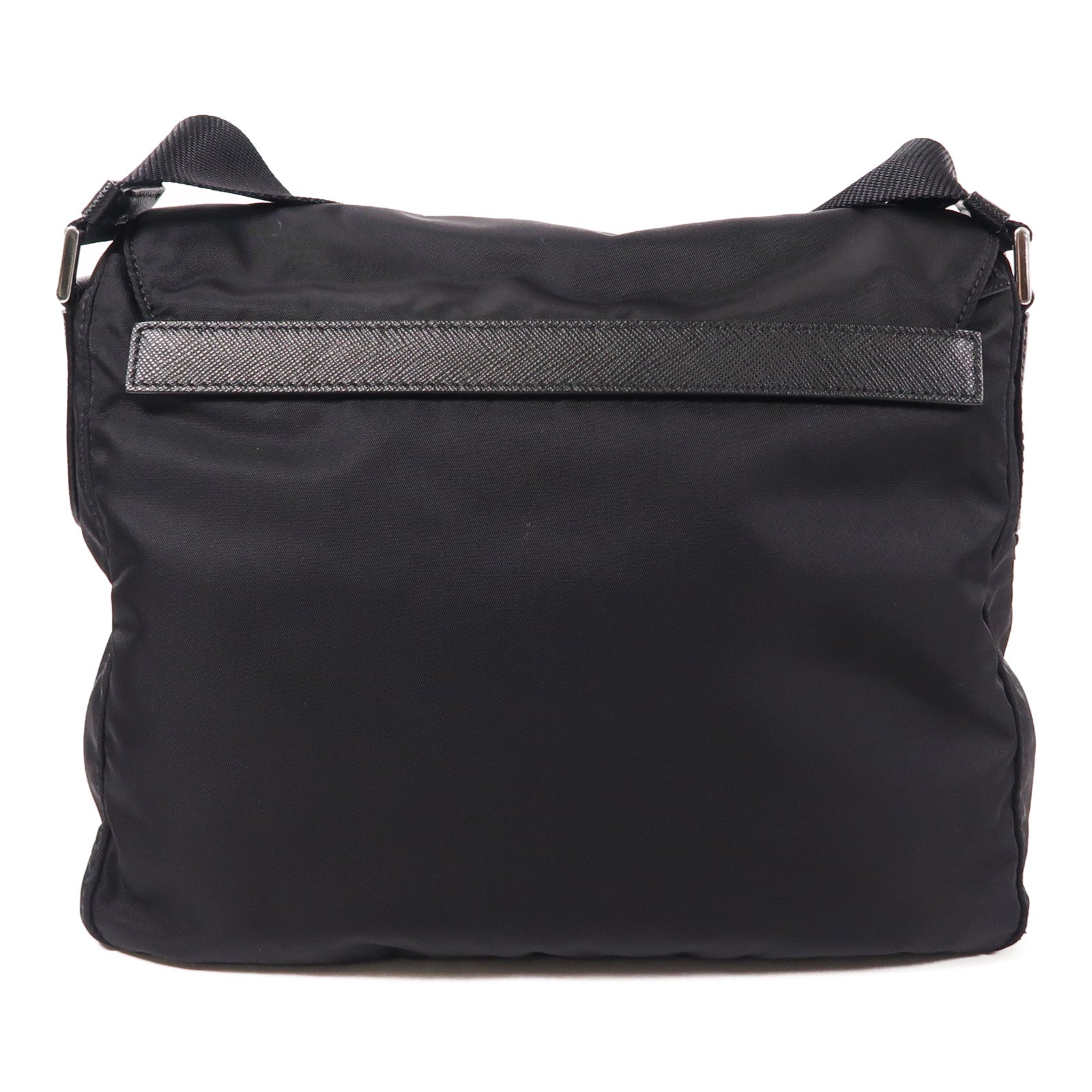 PRADA 尼龍Shoulder Bag銀扣肩背袋