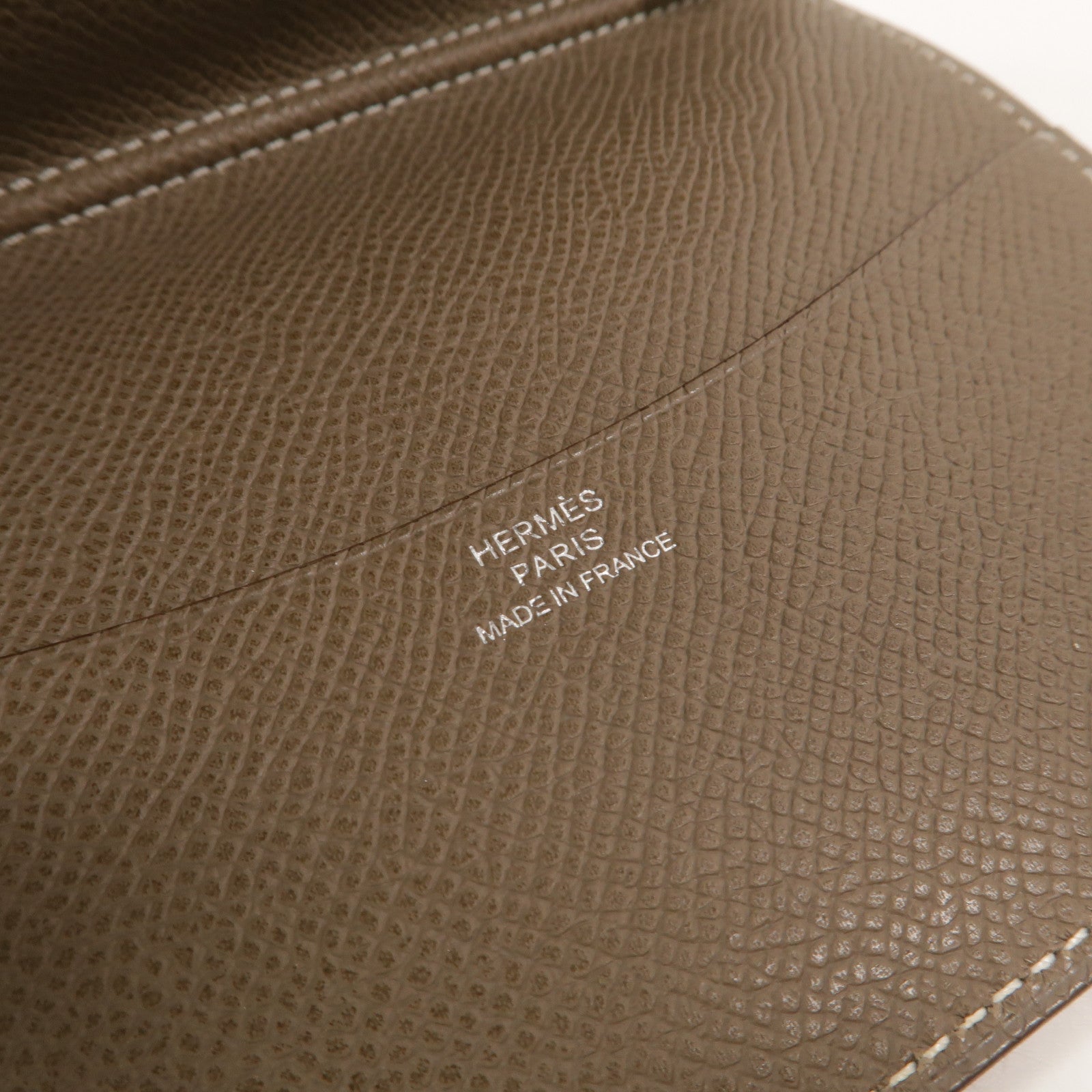 HERMES Epsom皮革Globe-Trotter Agenda Cover筆記本套Etoupe