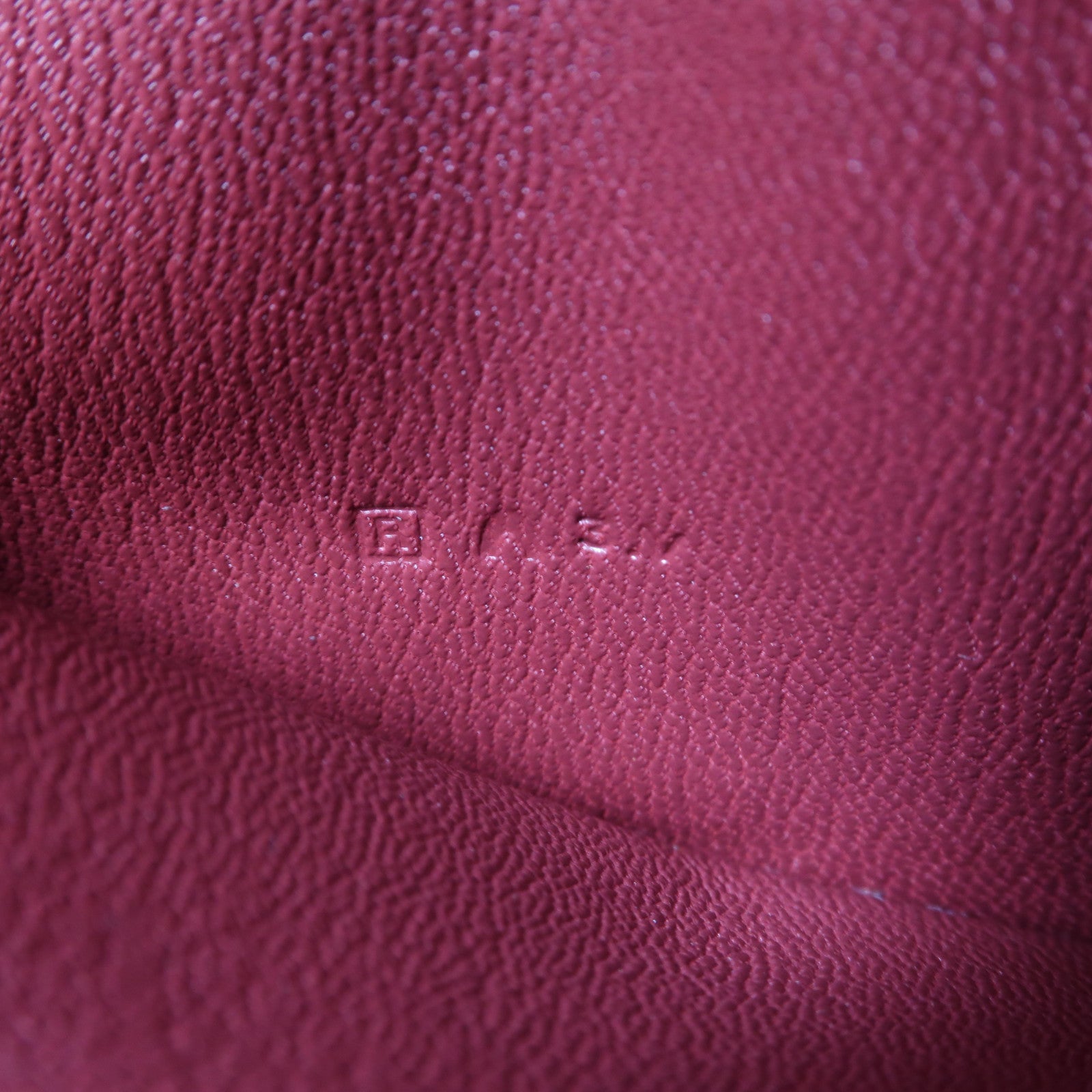 HERMES 【激減優惠】鱷魚皮革Bearn Wallet金扣長錢包紅色