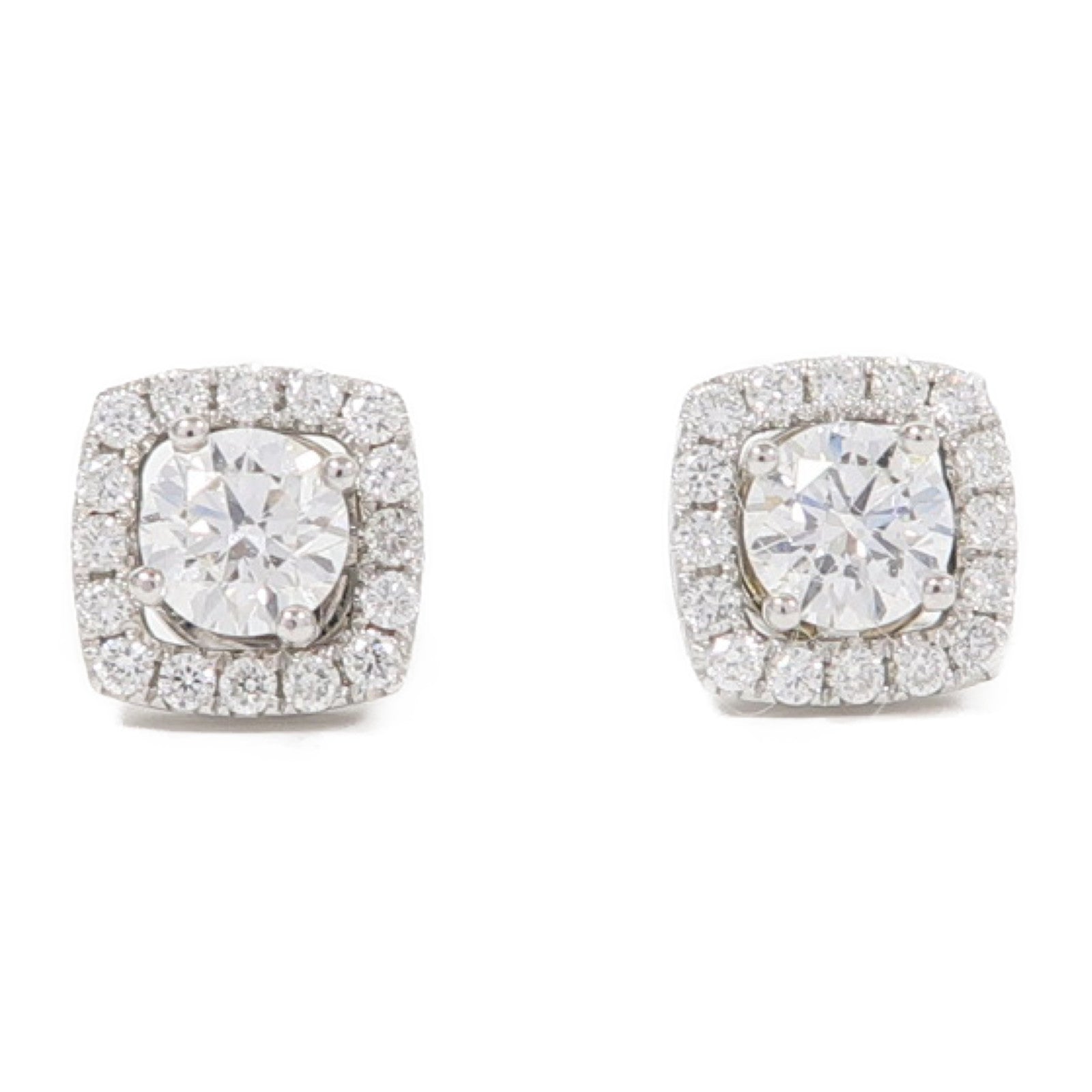JEWELRY 18K白金Diamond 2.4g 0.31ct鑽石/0.30ct鑽石/0.142ct鑽石耳環