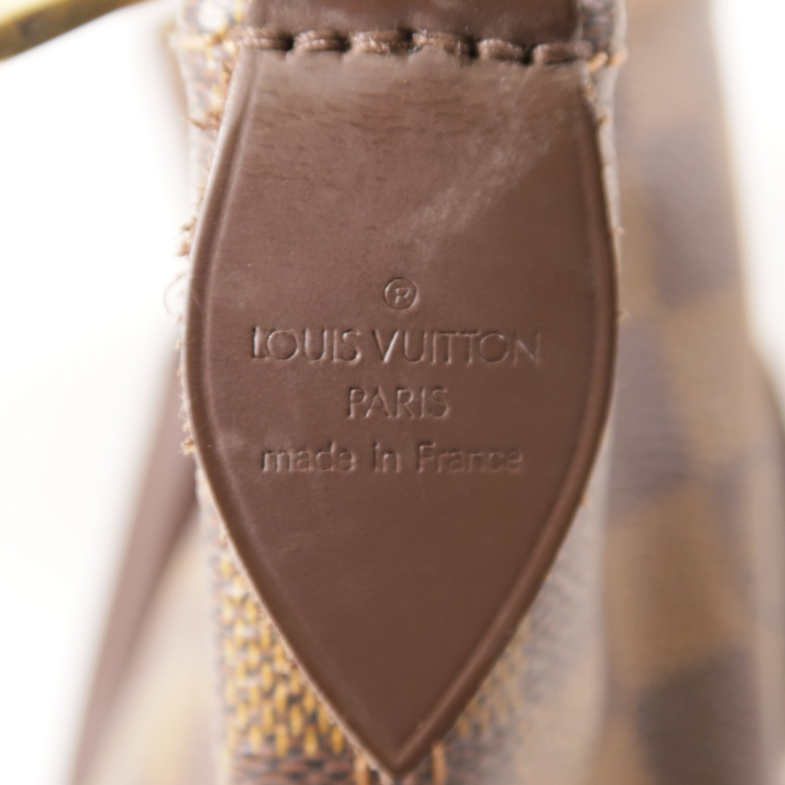 LOUIS VUITTON Damier Saleya MM金扣肩背袋/手挽袋