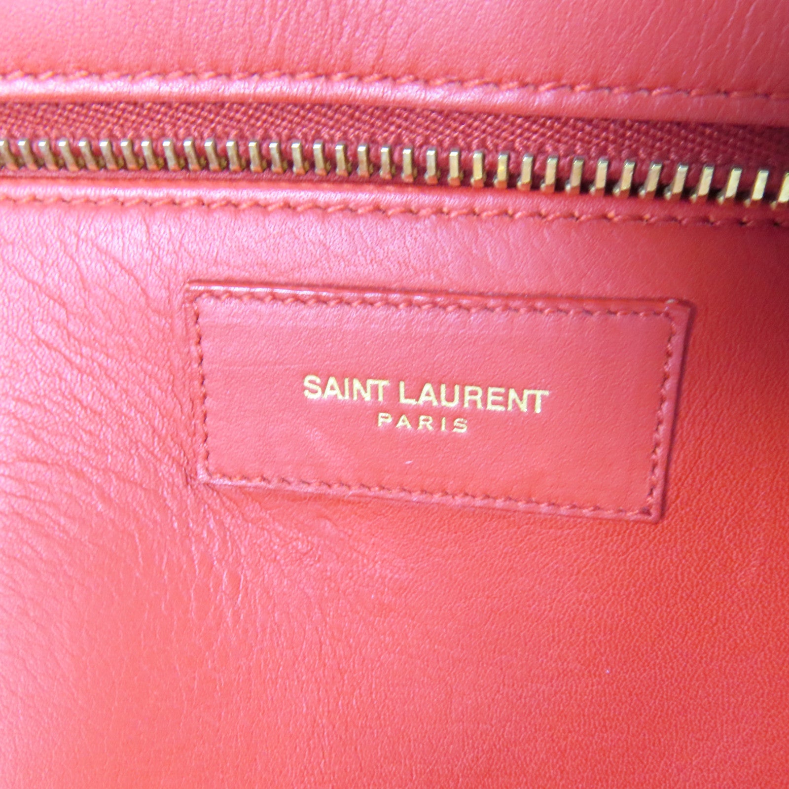 SAINT LAURENT 牛皮皮革Y Line Mini金扣手挽肩背兩用袋