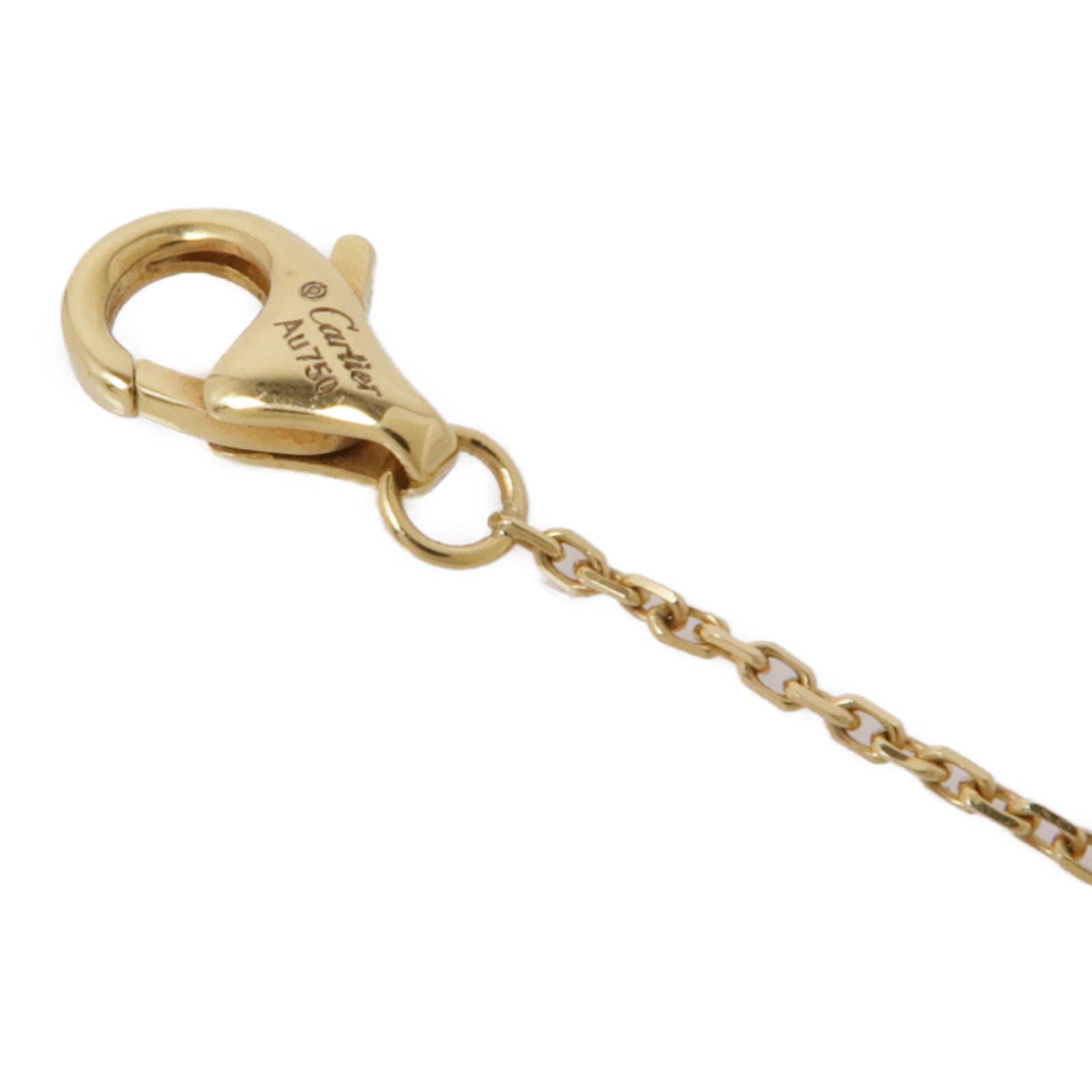 CARTIER 18K黃金/珍珠母Amulette de Cartier項鍊