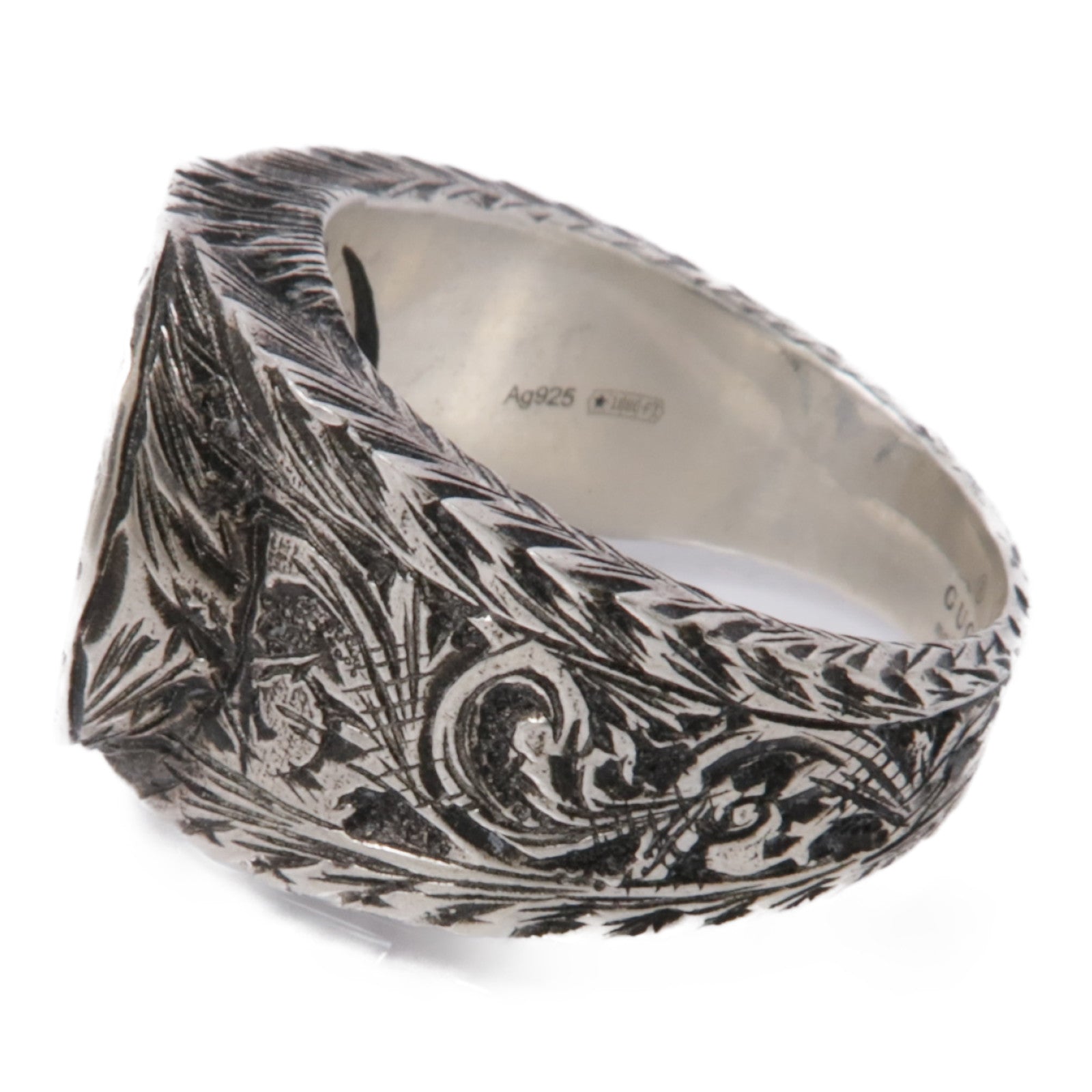 GUCCI 925純銀Ring戒指Gucci#16 US#7.5