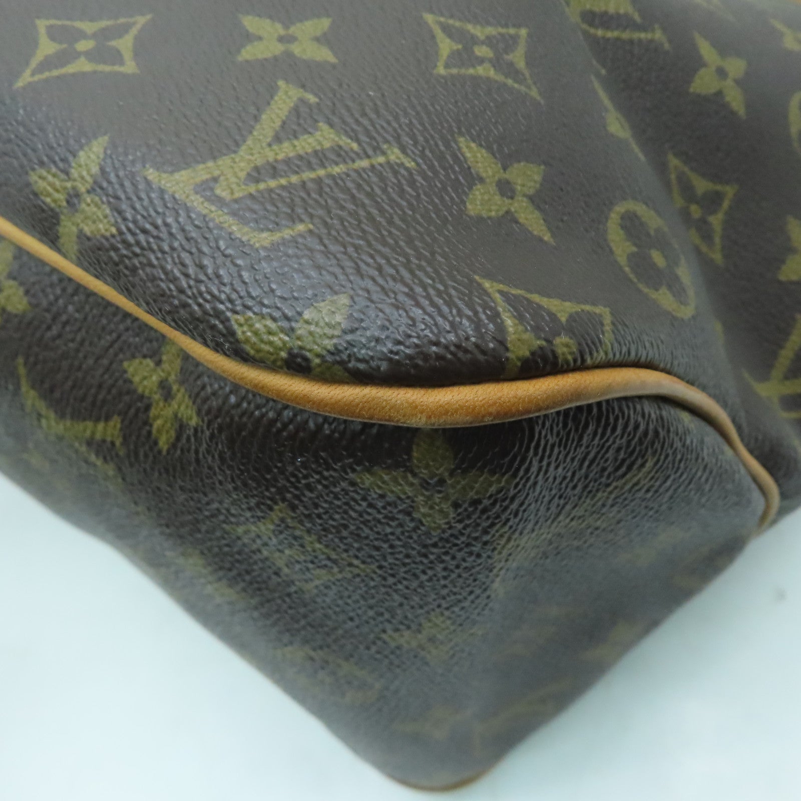 LOUIS VUITTON 【激減優惠】Monogram Delightful MM金扣肩背袋啡色